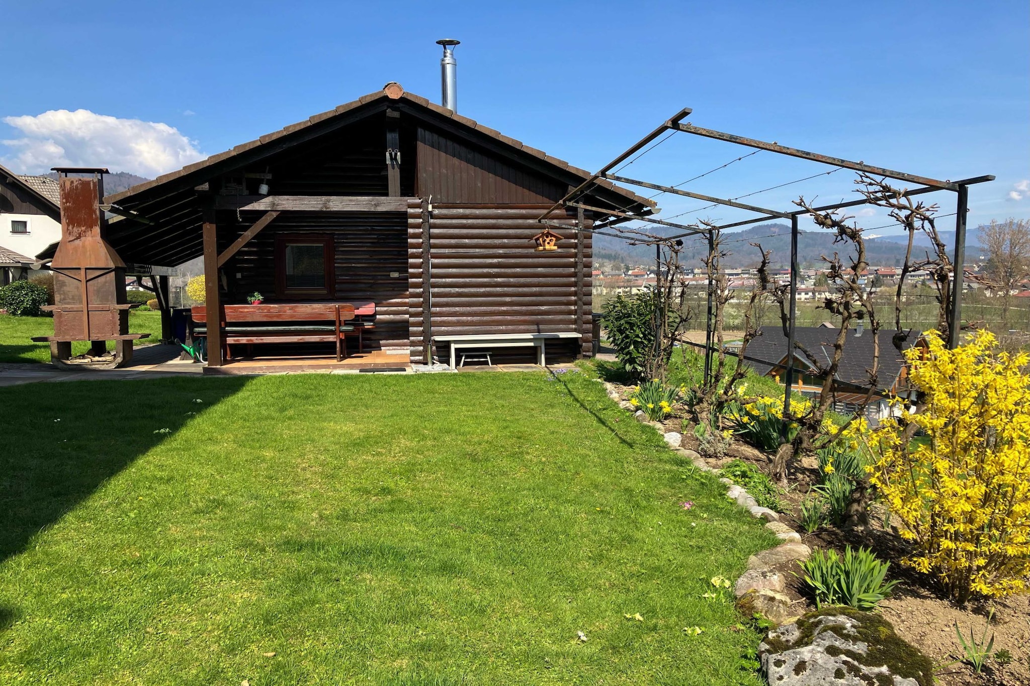 Mountain Vista Cottage with Private Sauna - One Bedroom Cottage-Buitenlucht