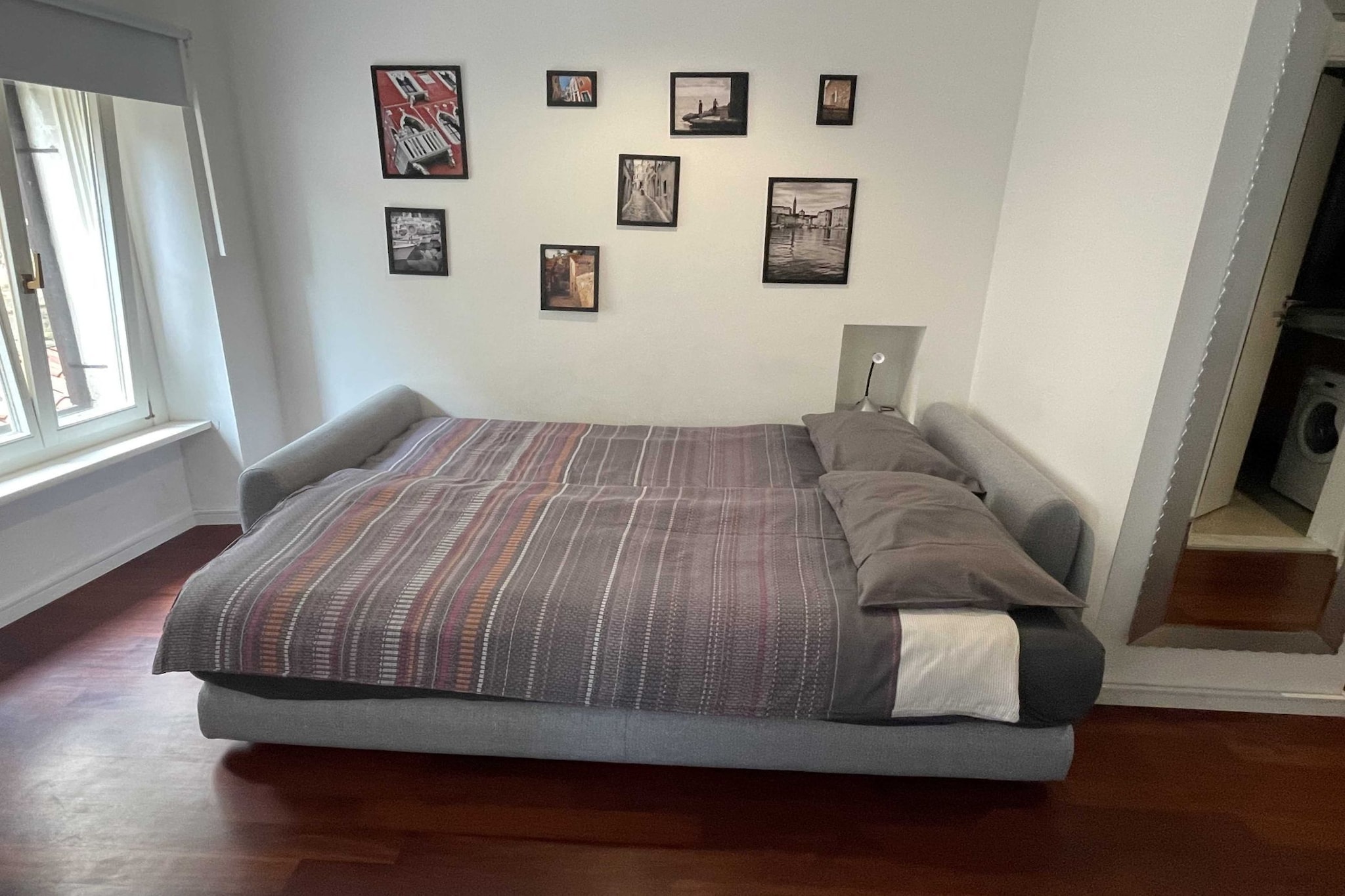 Downtown Piran Apartment with City View - Studio Apartment-Slaapkamer