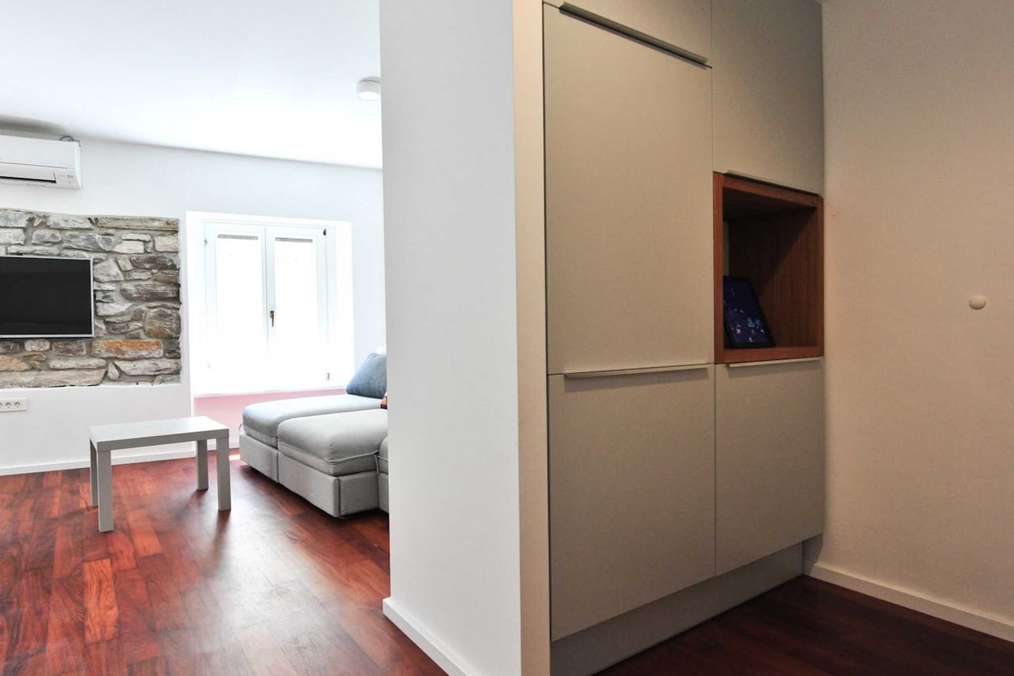 Downtown Piran Apartment with City View - Studio Apartment-Slaapkamer