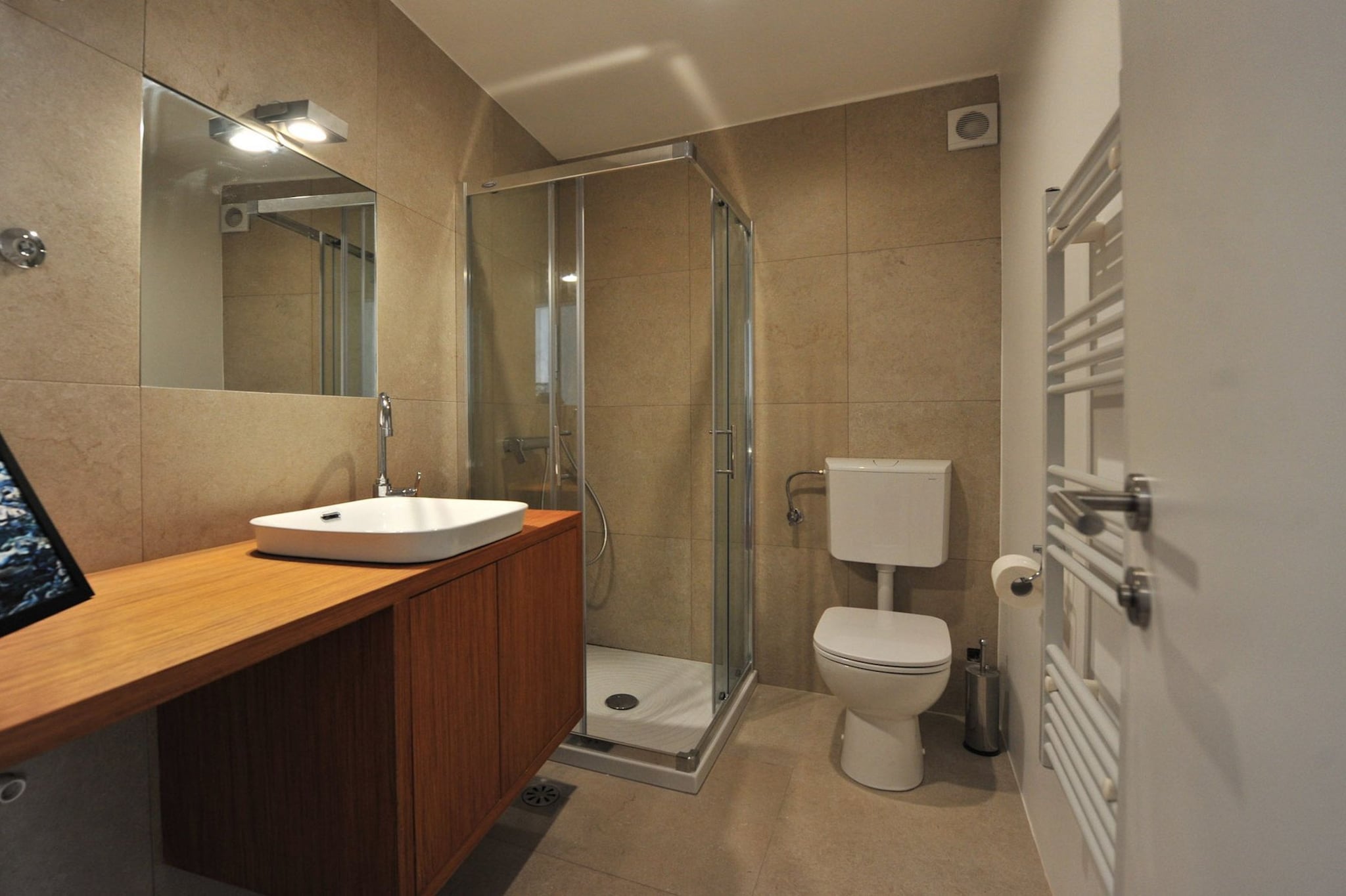 Downtown Piran Apartment with City View - Studio Apartment-Badkamer