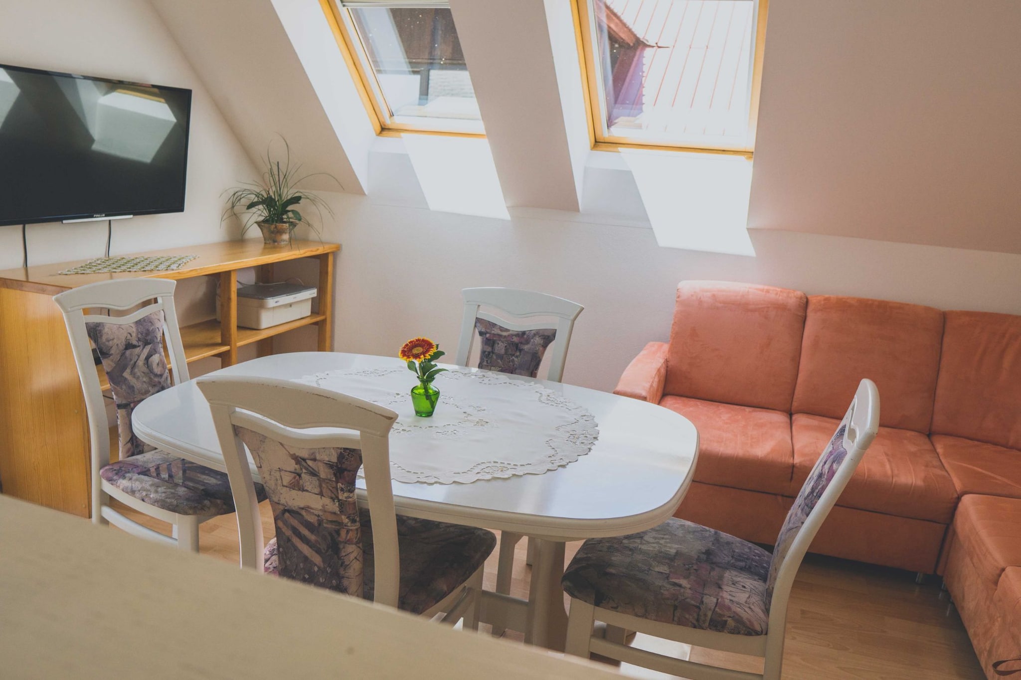 Comfortable Apartment with Mountain View - One Bedroom Apartment-Salon