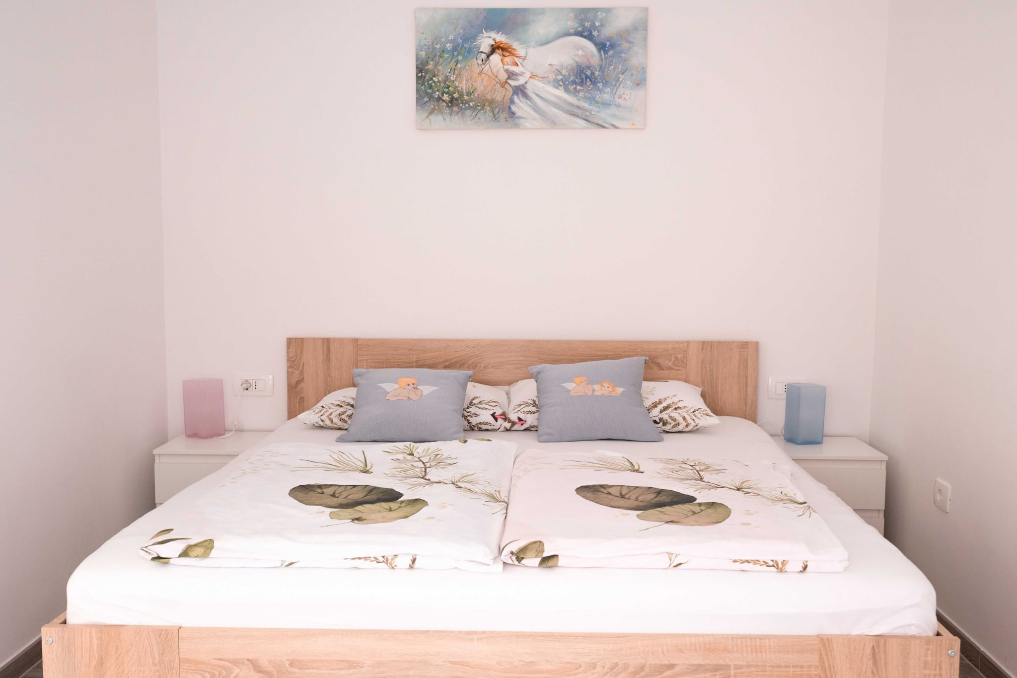 Izola Spacious Apartment with Terrace and Patio - Three Bedroom Apartment with Terrace-Slaapkamer
