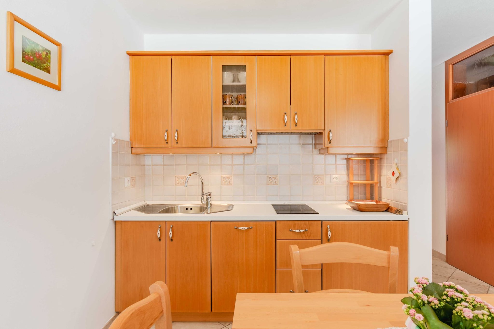 Log pod Mangartom Amazing Apartment with Balcony - One Bedroom Apartment with Balcony-Cuisine