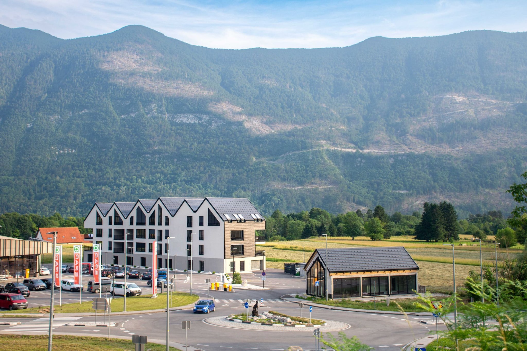 Bovec Chic Apartment with Sauna - One Bedroom Apartment with Balcony-Extérieur