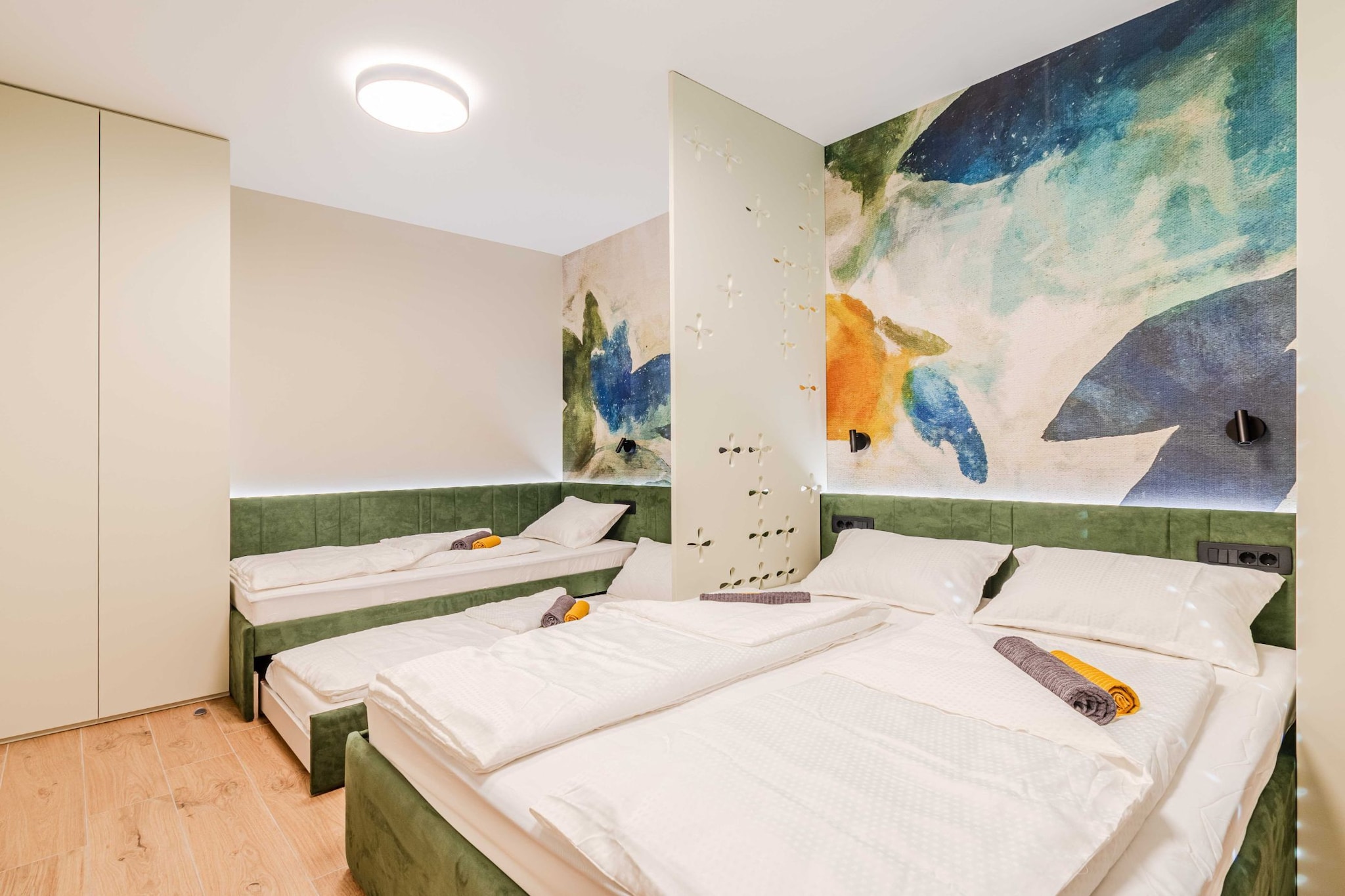 Bovec Chic Apartment with Sauna - One Bedroom Apartment with Balcony-Chambre