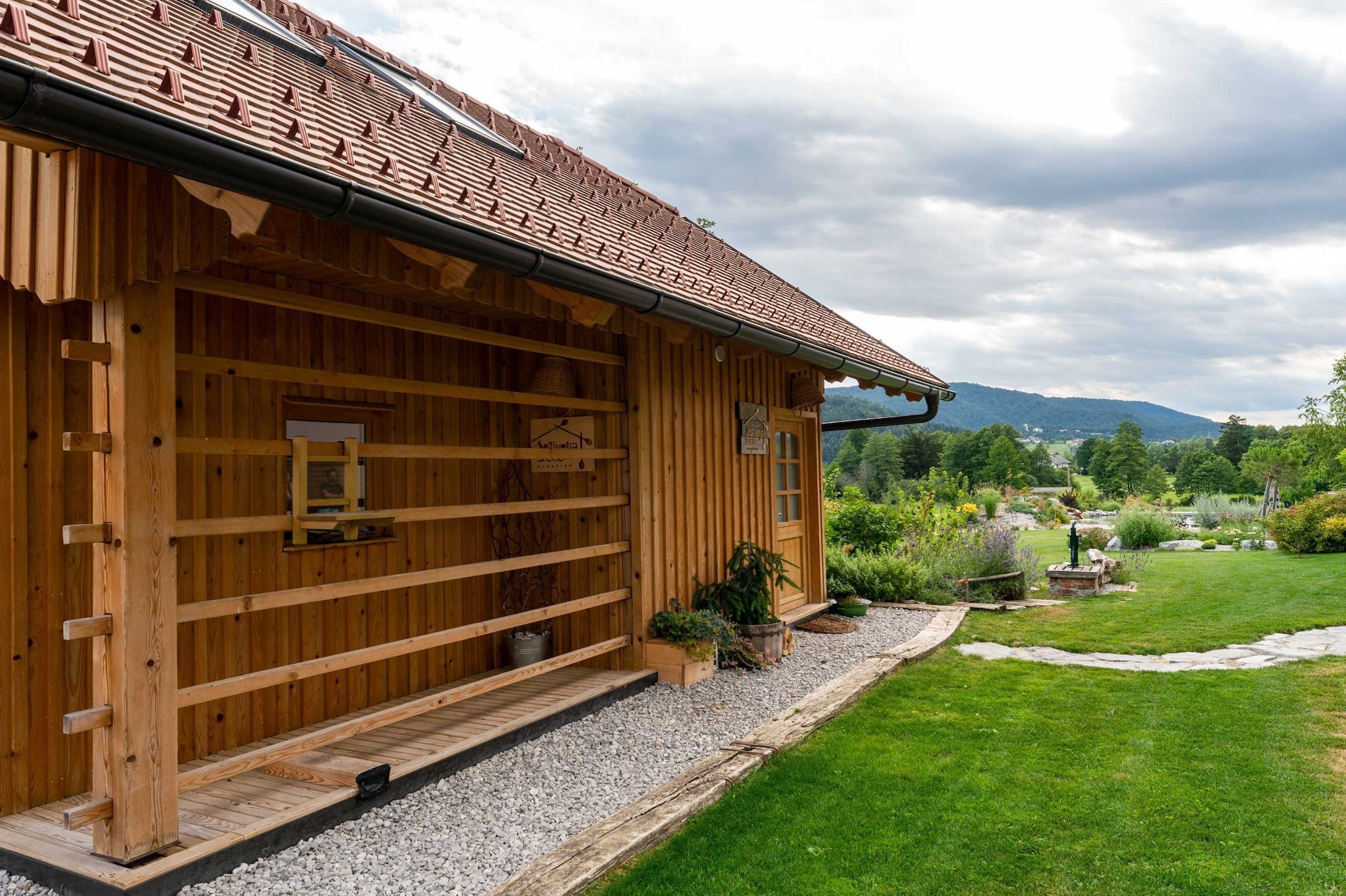 Echo Valley Hillside Holiday Home with Sauna - Two Bedroom Holiday Home with Sauna-Buitenlucht