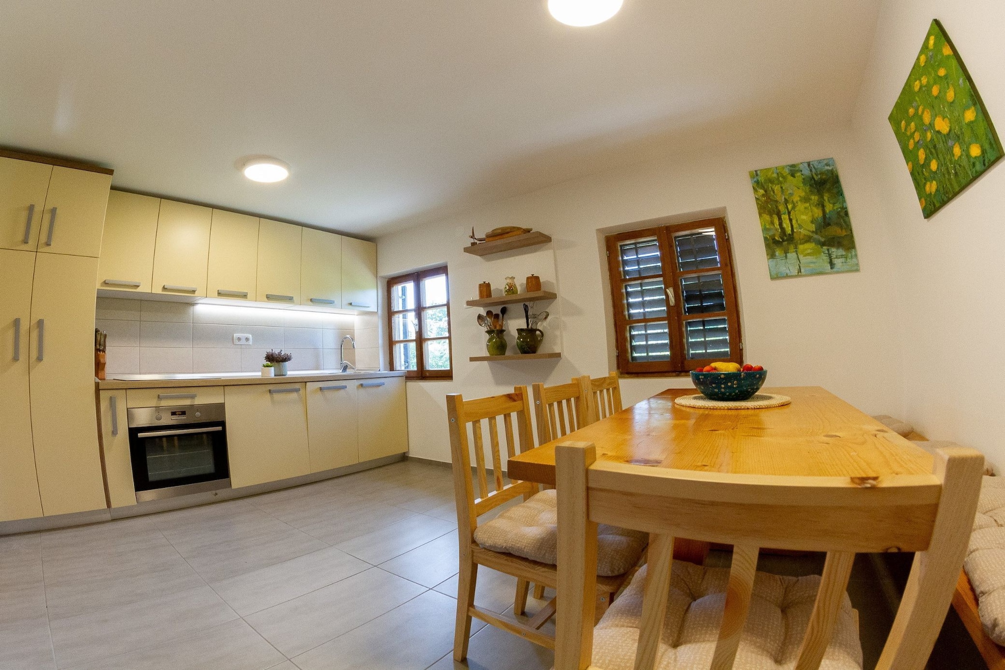Hillside Haven Holiday Home with Sauna and Hot-Tub - One Bedroom Holiday Home with Sauna and Hot-Tub-Keuken