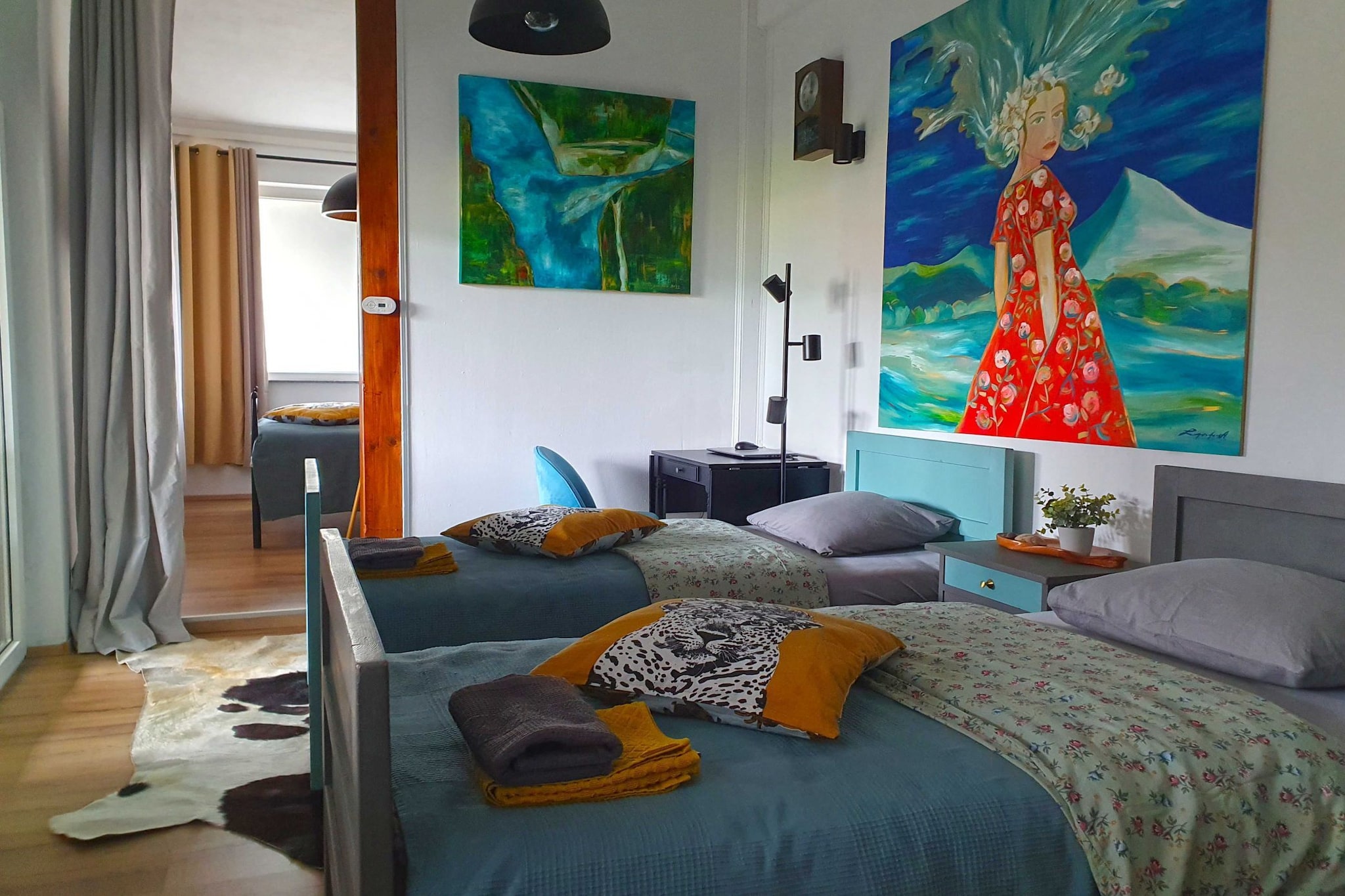 Bright and Sunny Apartment with Terrace - Two Bedroom Apartment with Terrace-Bedroom