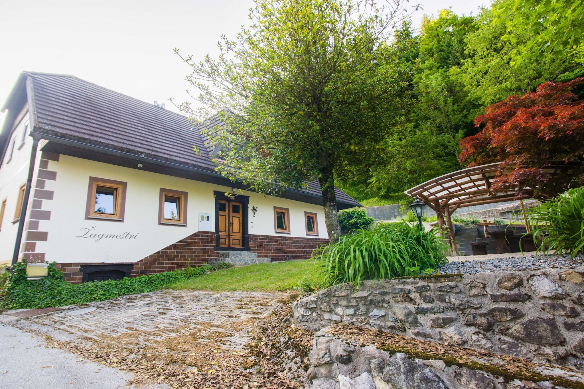 Rustic Authentic Holiday Home with Terrace and Wood Stove - Three Bedroom Holiday Home with Terrace-Extérieur