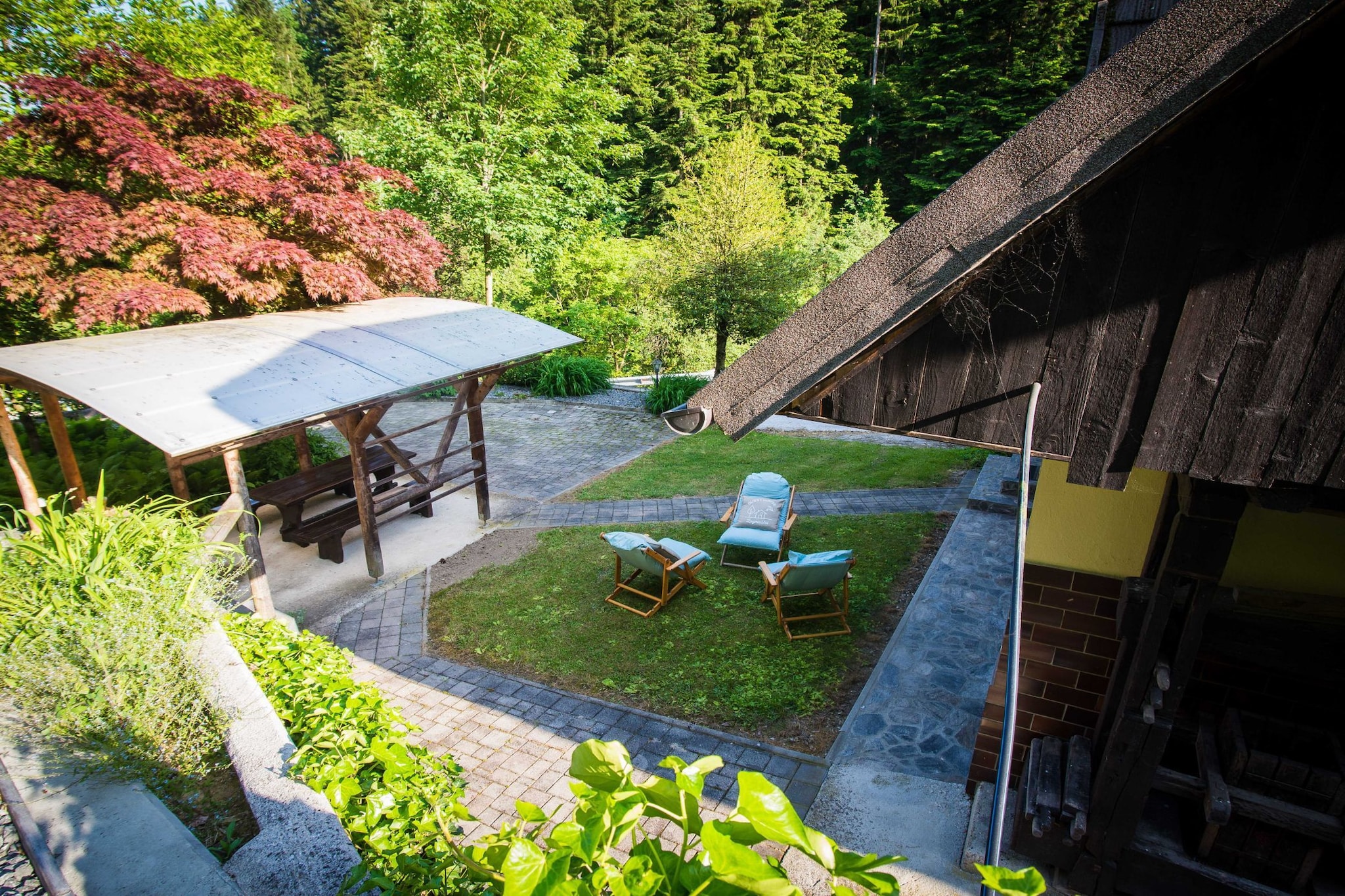 Rustic Authentic Holiday Home with Terrace and Wood Stove - Three Bedroom Holiday Home with Terrace-Extérieur