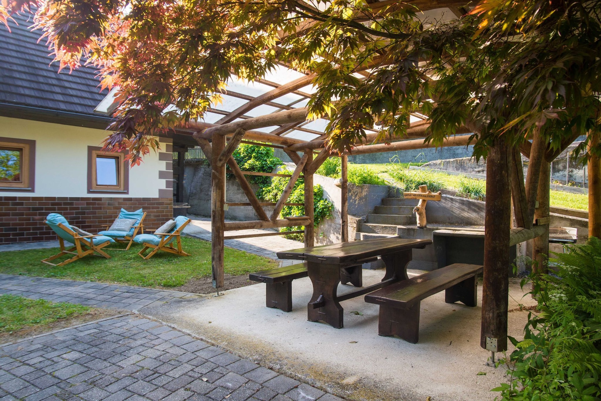 Rustic Authentic Holiday Home with Terrace and Wood Stove - Three Bedroom Holiday Home with Terrace-Extérieur