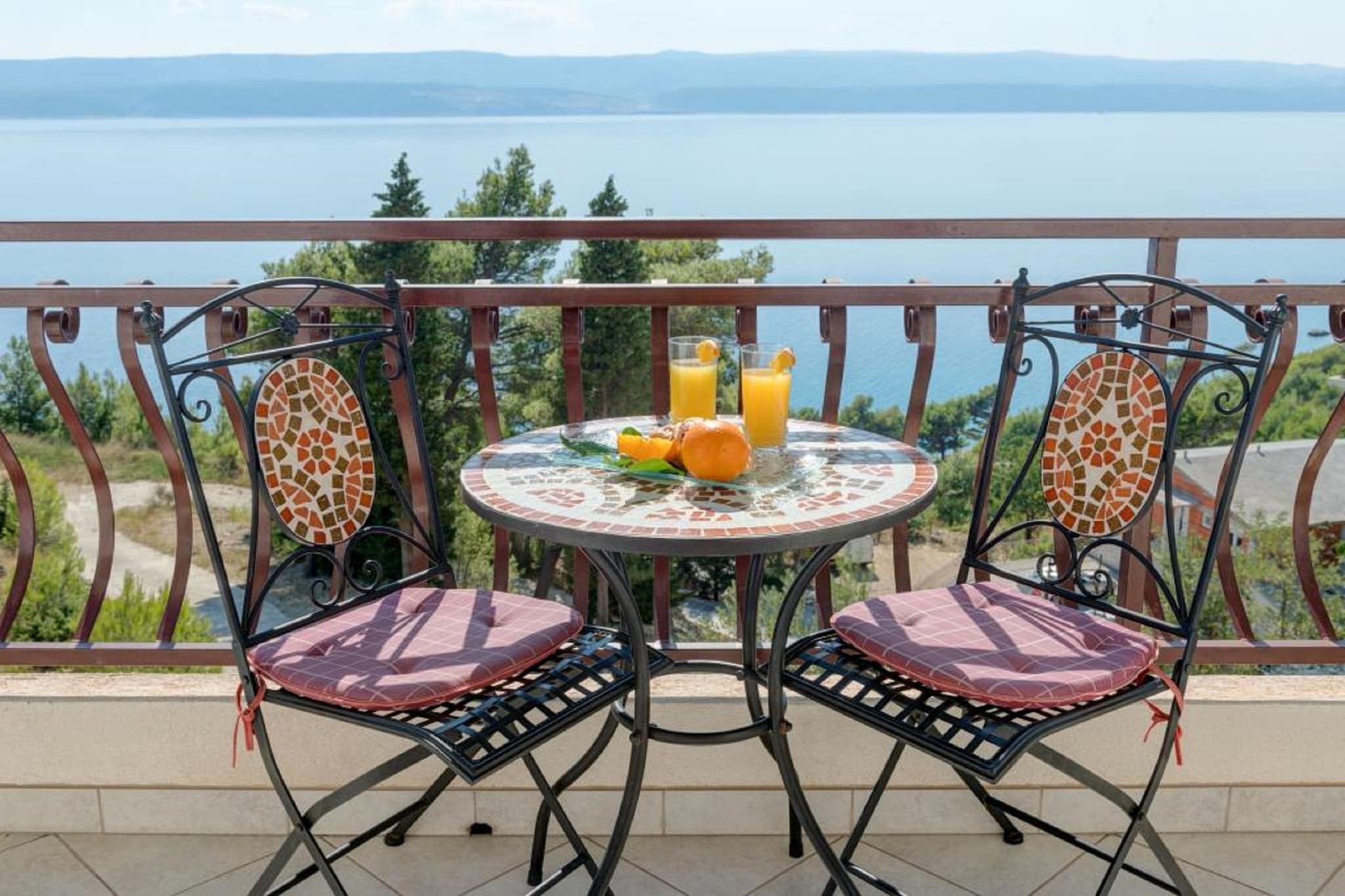 Apartments Tafra - One Bedroom Apartment 3-Balcon-terrasse