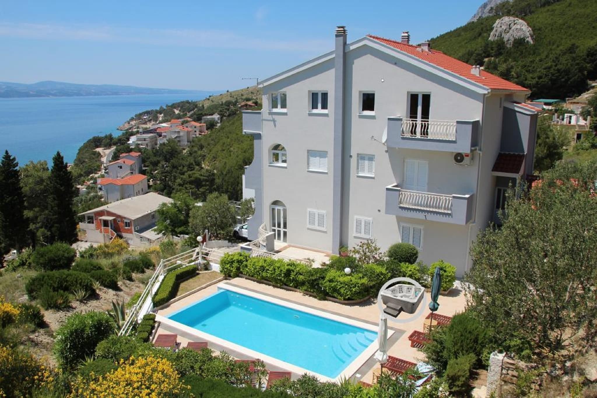 Apartments Tafra - One Bedroom Apartment 3-Piscine