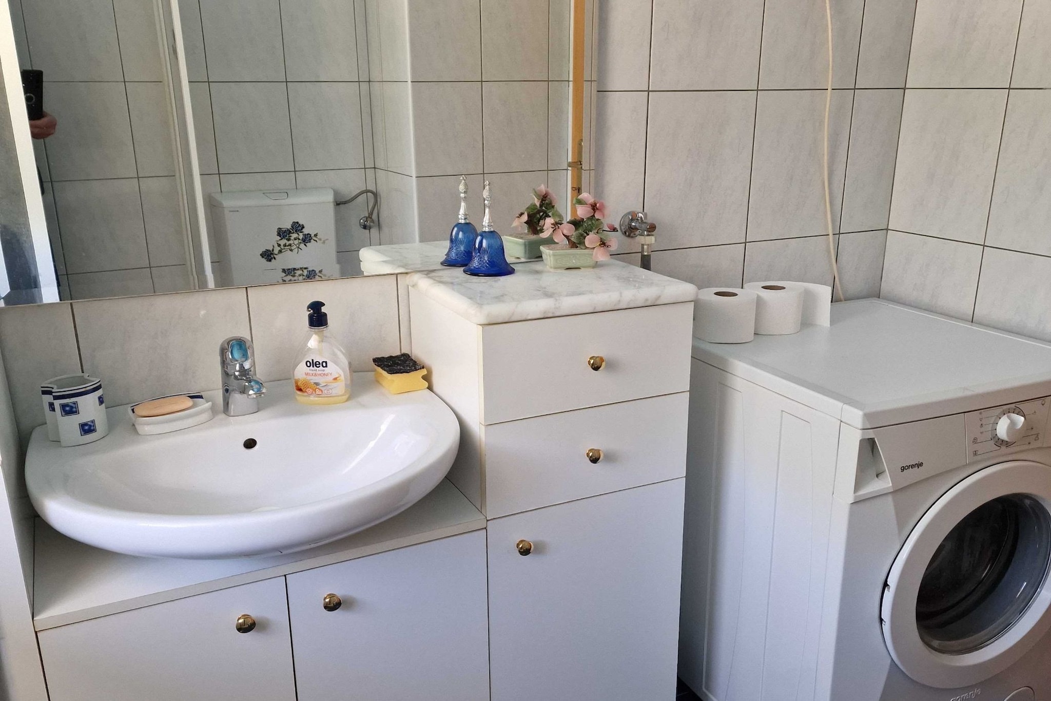 Bovec Comfortable Apartment with Mountain View - One Bedroom Apartment with Mountain View-Salle de bain