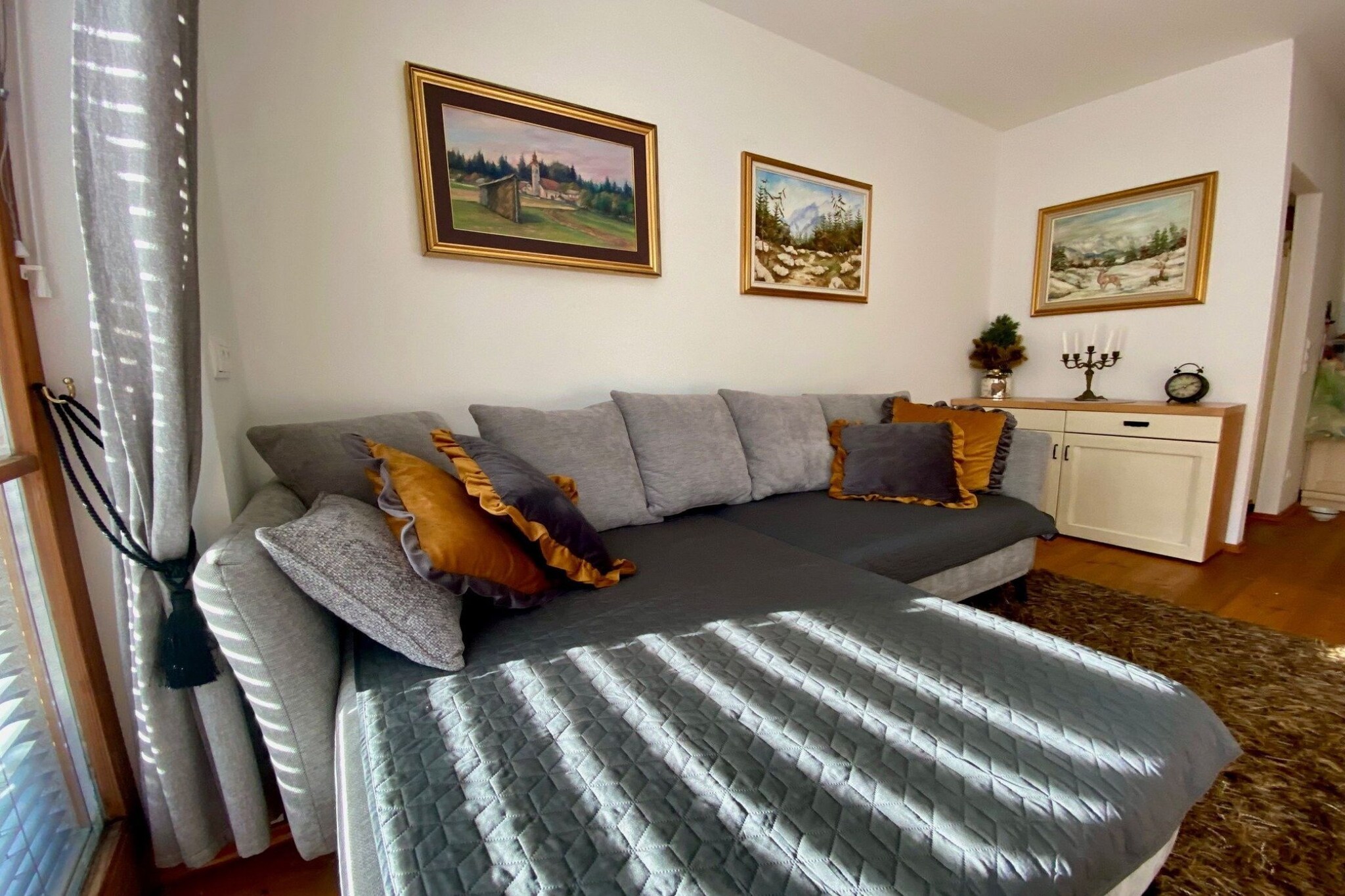 The "Rossiniweg Warm and Lovely Apartment with Terrace" in Bad Kleinkirchheim, Carinthia, Austria, is a cozy accommodation ideal for travelers seeking comfort and scenic views.  Situated approximately 1.9 km from the center of Bad Kleinkirchheim and 1.0 km from the Sonnwiesbahn ski lift, the apartment offers convenient access to local attractions and ski facilities.   The apartment includes a fully equipped kitchen with a refrigerator and dishwasher, a living area, a bedroom, and a bathroom. Guests can also enjoy free Wi-Fi throughout the property. Thermal Spas: Bad Kleinkirchheim is renowned for its thermal spas, offering relaxation and wellness experiences.Outdoor Space: The private terrace provides a comfortable space to relax and take in the mountain views.


Note:
Pets are  not  allowed.
Private parking, reservation is not required.
Wi-Fi is available throughout the property.

This one -bedroom can accommodate up to four  guests. It features a Flat screen TV  and is combined with a living room and kitchen. The private bathroom is equipped with a shower and toilet.

Thanks to its excellent location, everything you'll need for your vacation is just a short walk away from the property. Bus station-50.00 m,Pharmacy-900.00 m	,Ski slope-700.00 m,Spa-700.00 m,Restaurant-500.00 m,Caffe / bar-500.00 m.

The airport is 45 km away from the property.