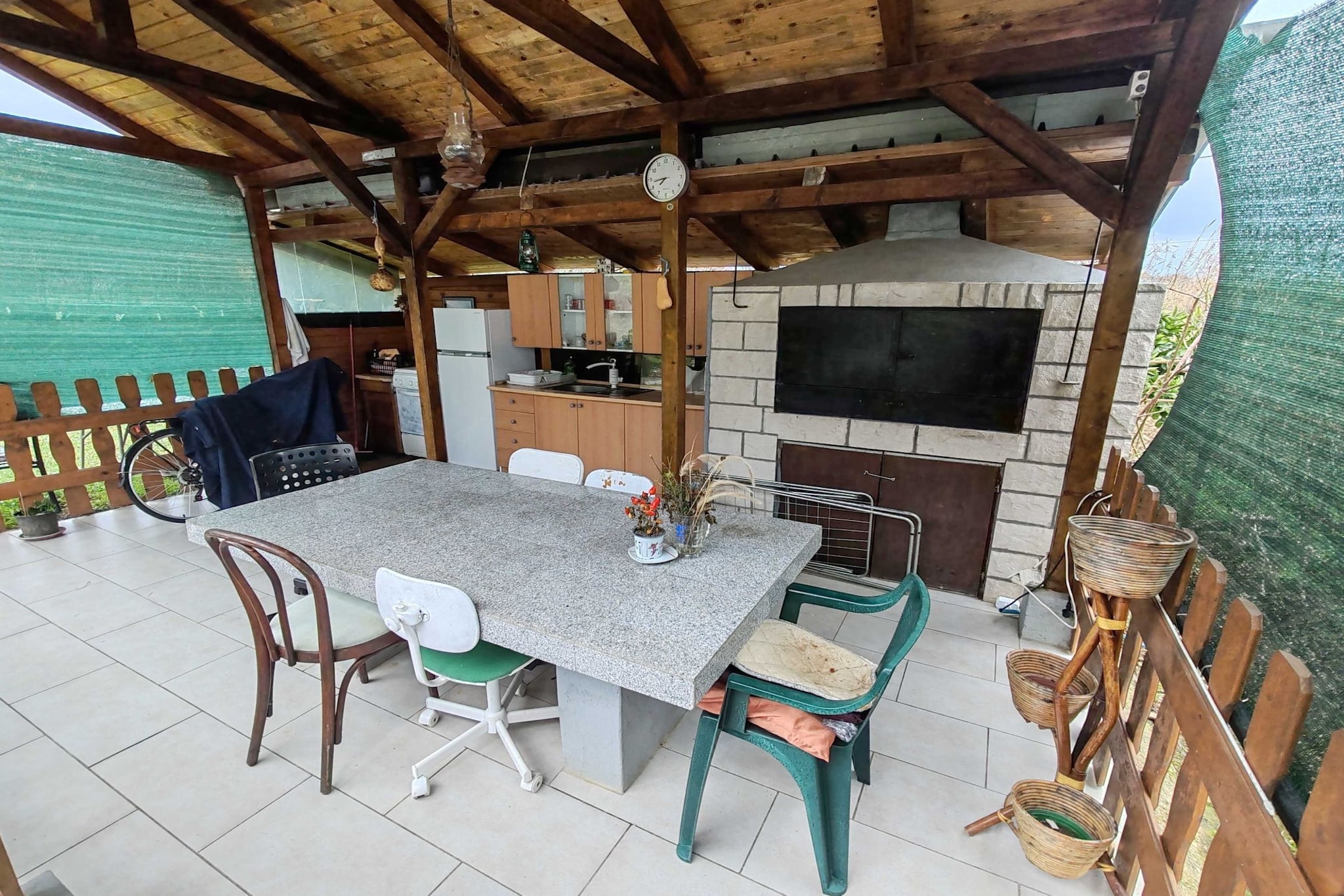 Portoroz Spacious Apartment with Garden and BBQ - Two Bedroom Apartment with Terrace-Keuken