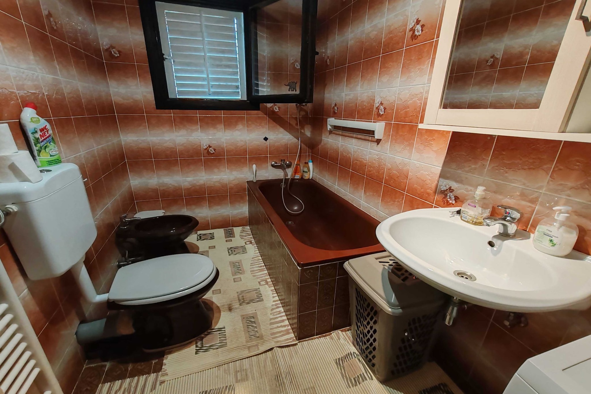 Portoroz Spacious Apartment with Garden and BBQ - Two Bedroom Apartment with Terrace-Badkamer
