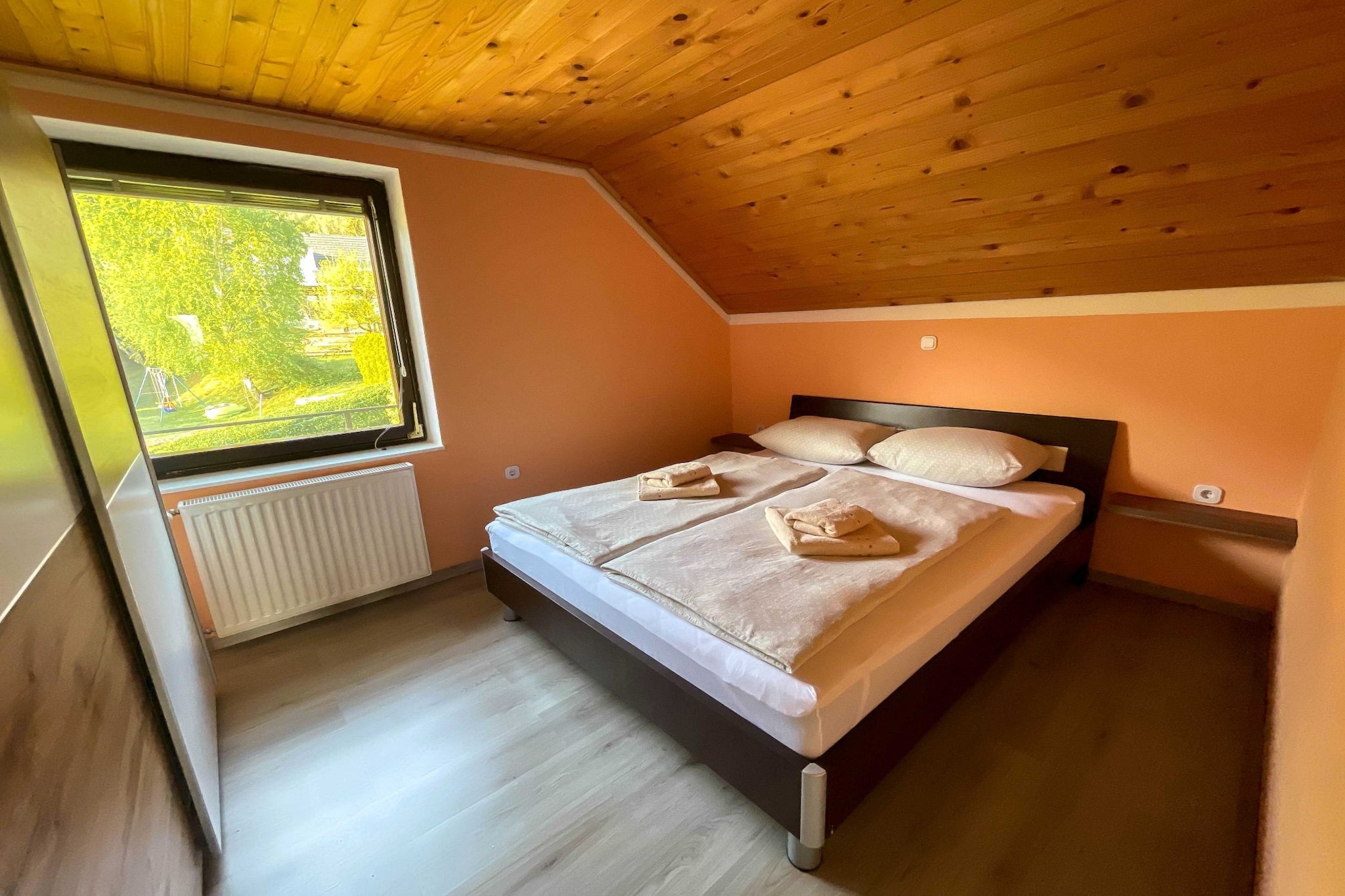 Vibrant and Charming Apartment with Balcony and Mountain View - Two Bedroom Apartment with Balcony and Mountain View-Bedroom