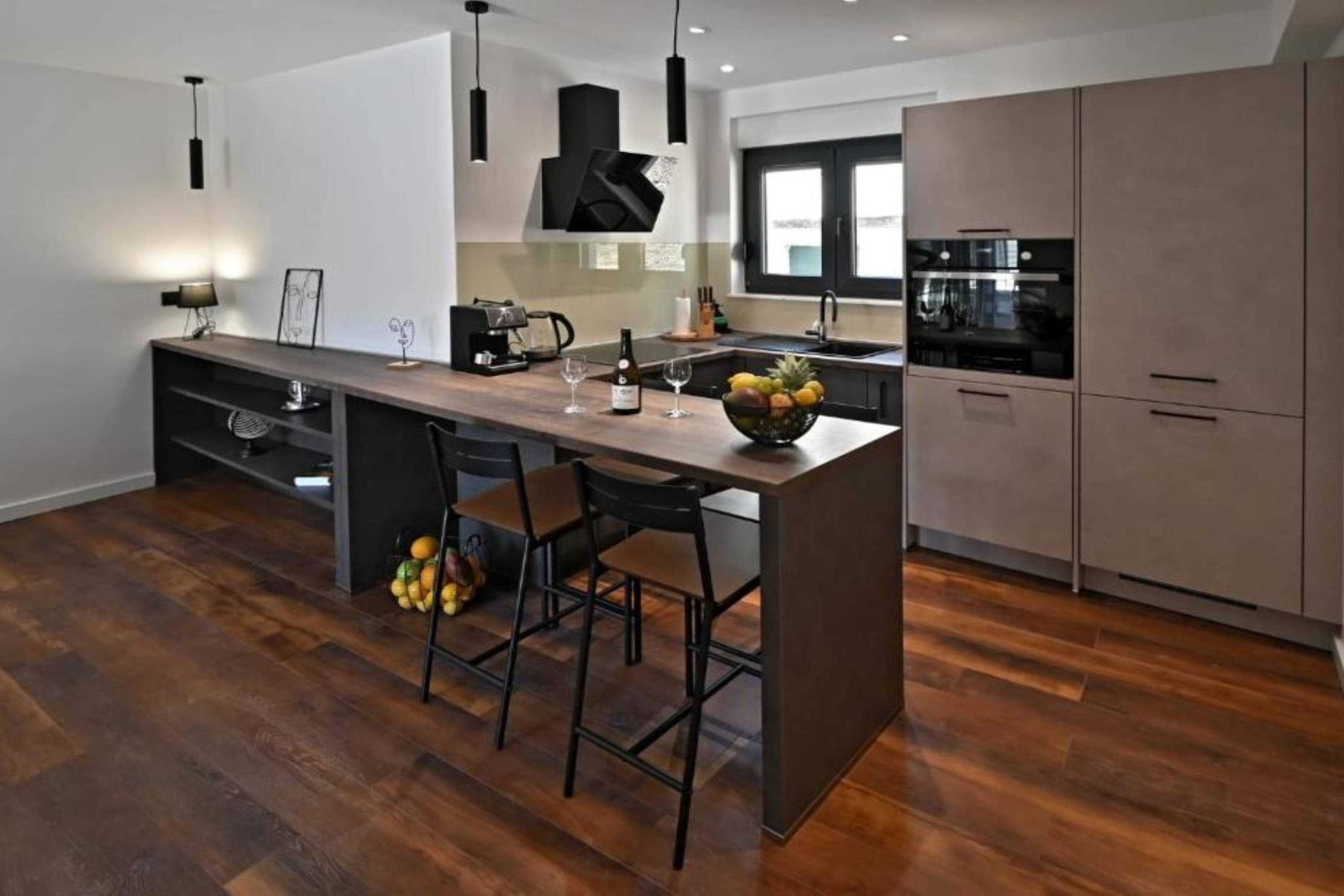 Luxury Slatine Apartments with Terrace and Garden - One Bedroom Apartment with Terrace-Cuisine