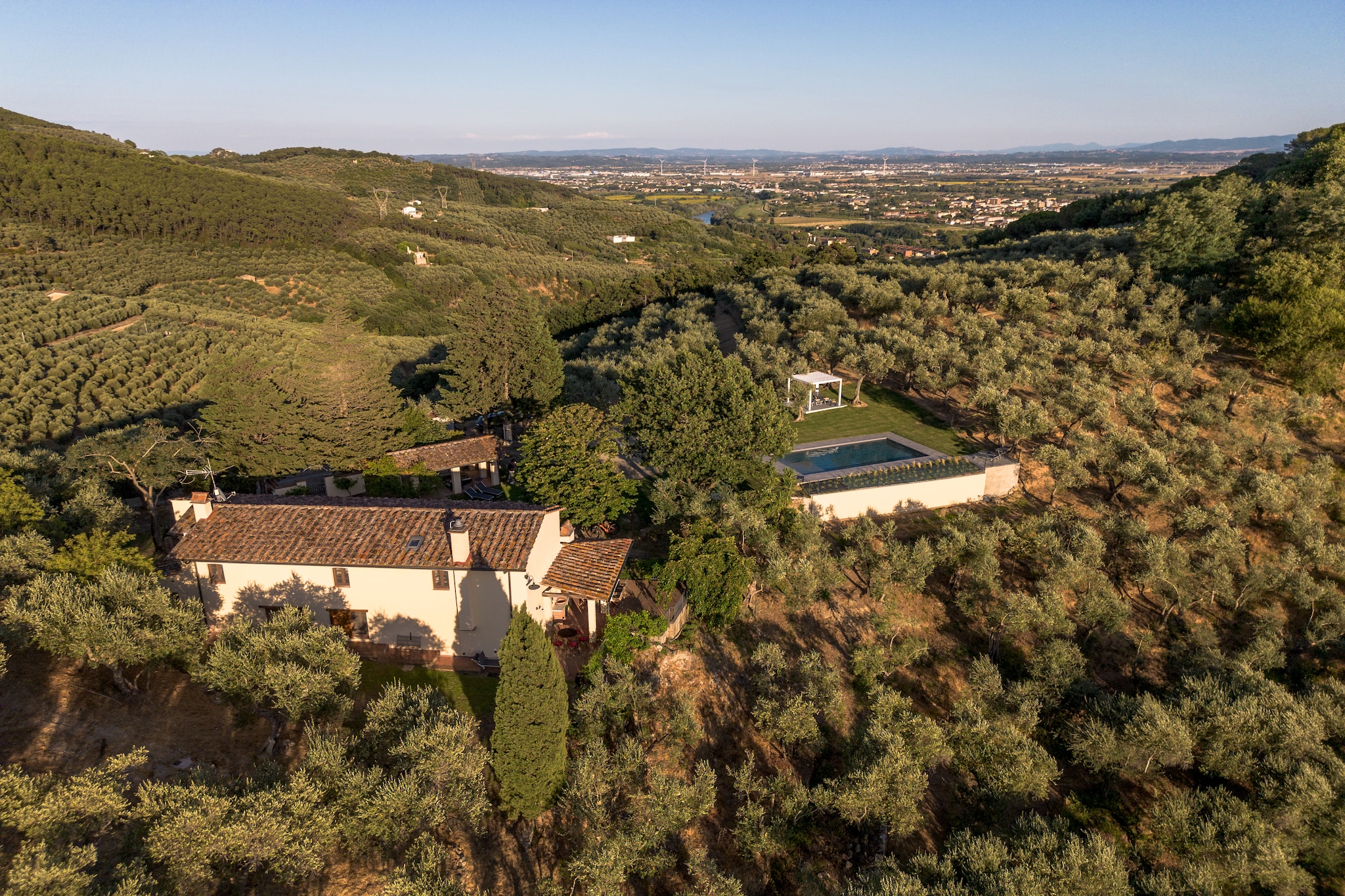 Tenuta del Serra-Gebieden zomer 1km