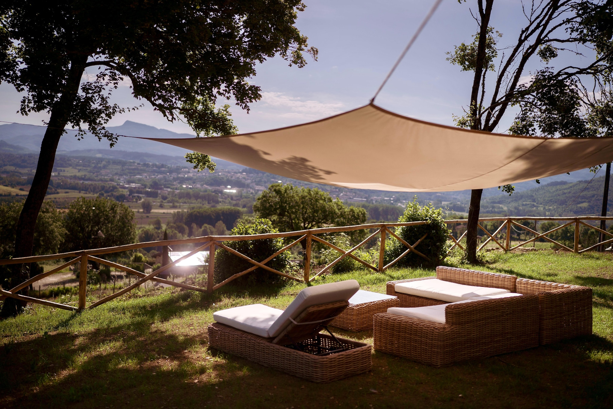 Agriturismo Tenuta Seriole-Tuinen zomer