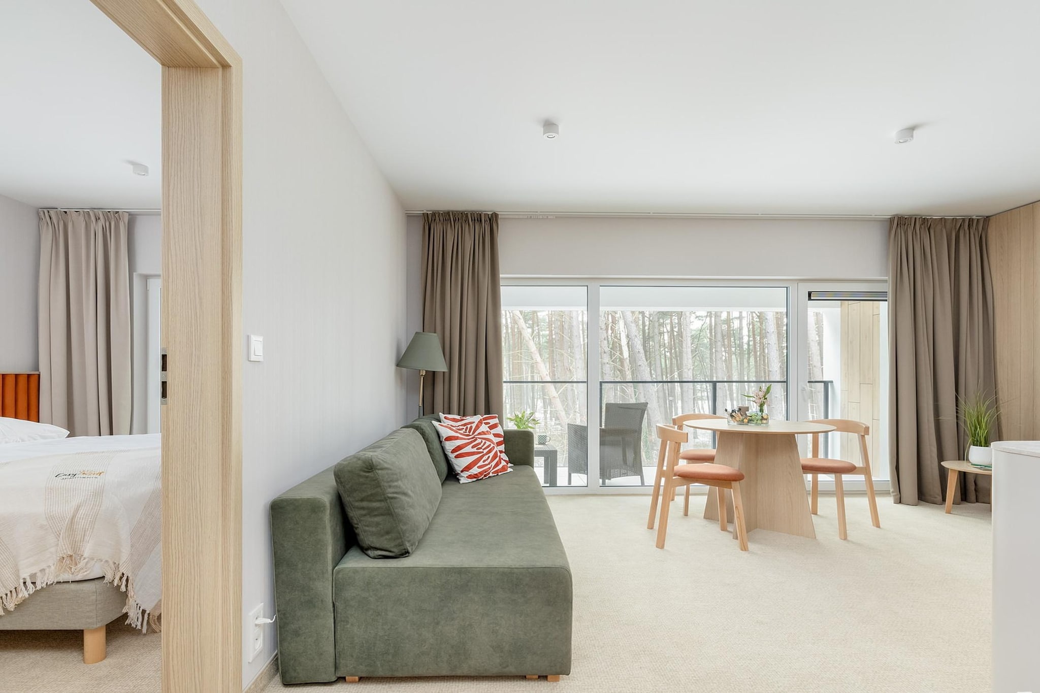 Apartament Uzdrowiskowa 4B-27 Łukęcin - Woonkamer