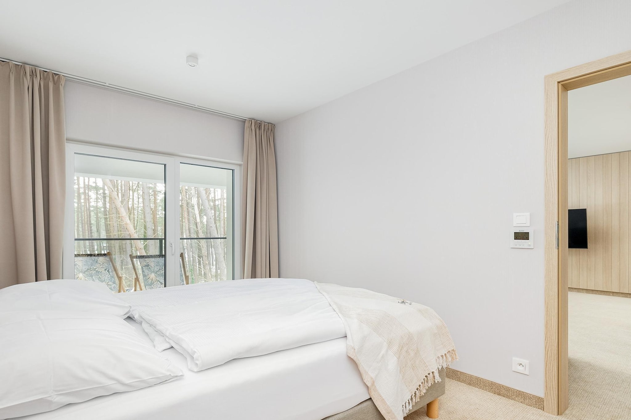 Apartament Uzdrowiskowa 4B-27 Łukęcin - Slaapkamer