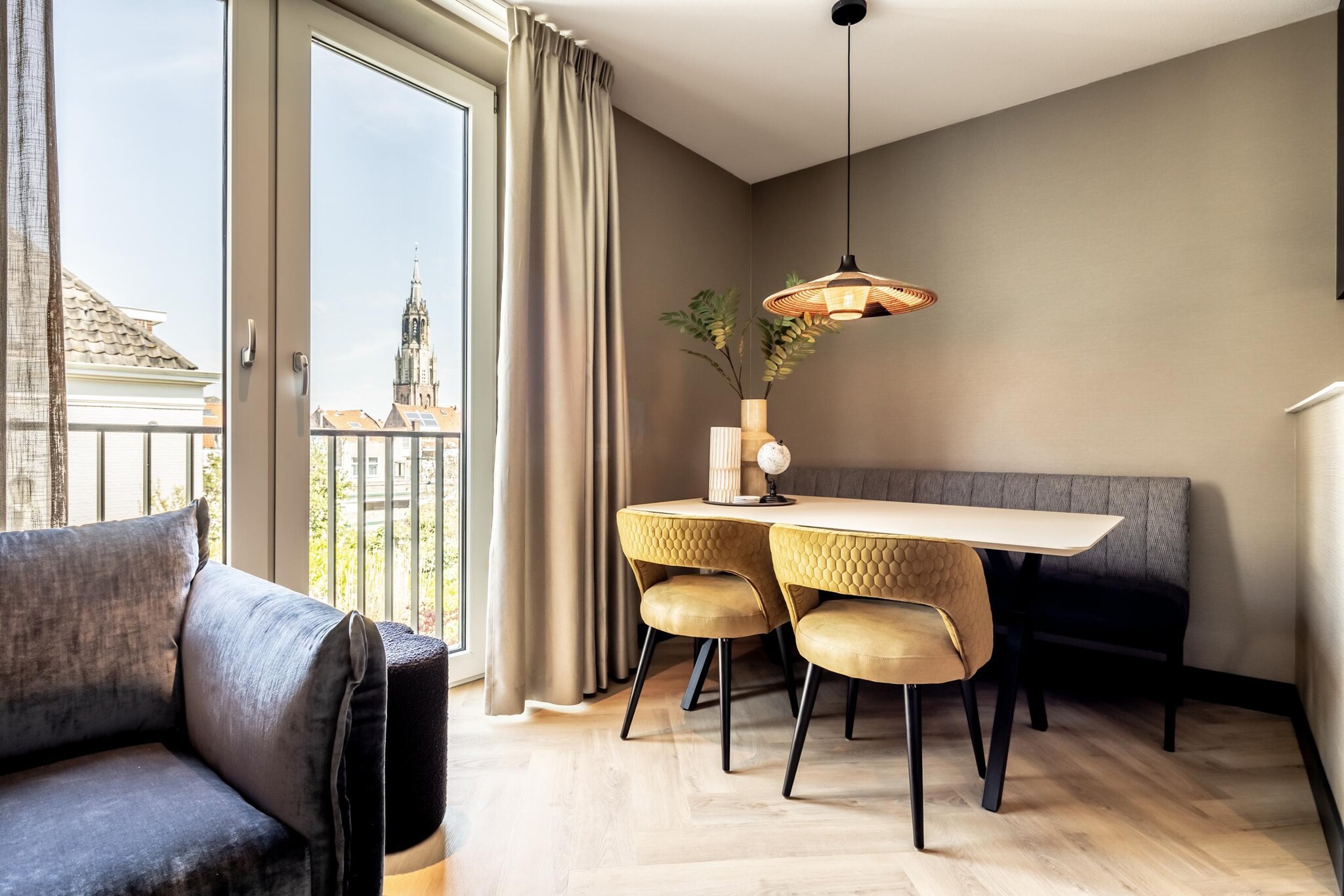 stylish 2-bedroom apartment in Delft.