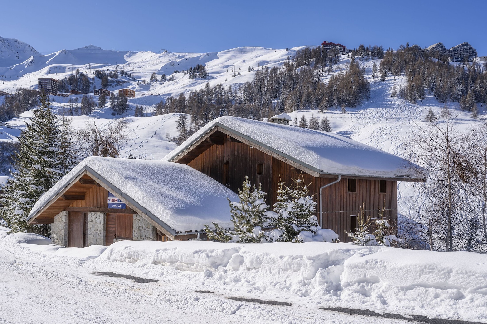 Chalet L'Arpette Lodge Plagne 1800-Buitenkant zomer