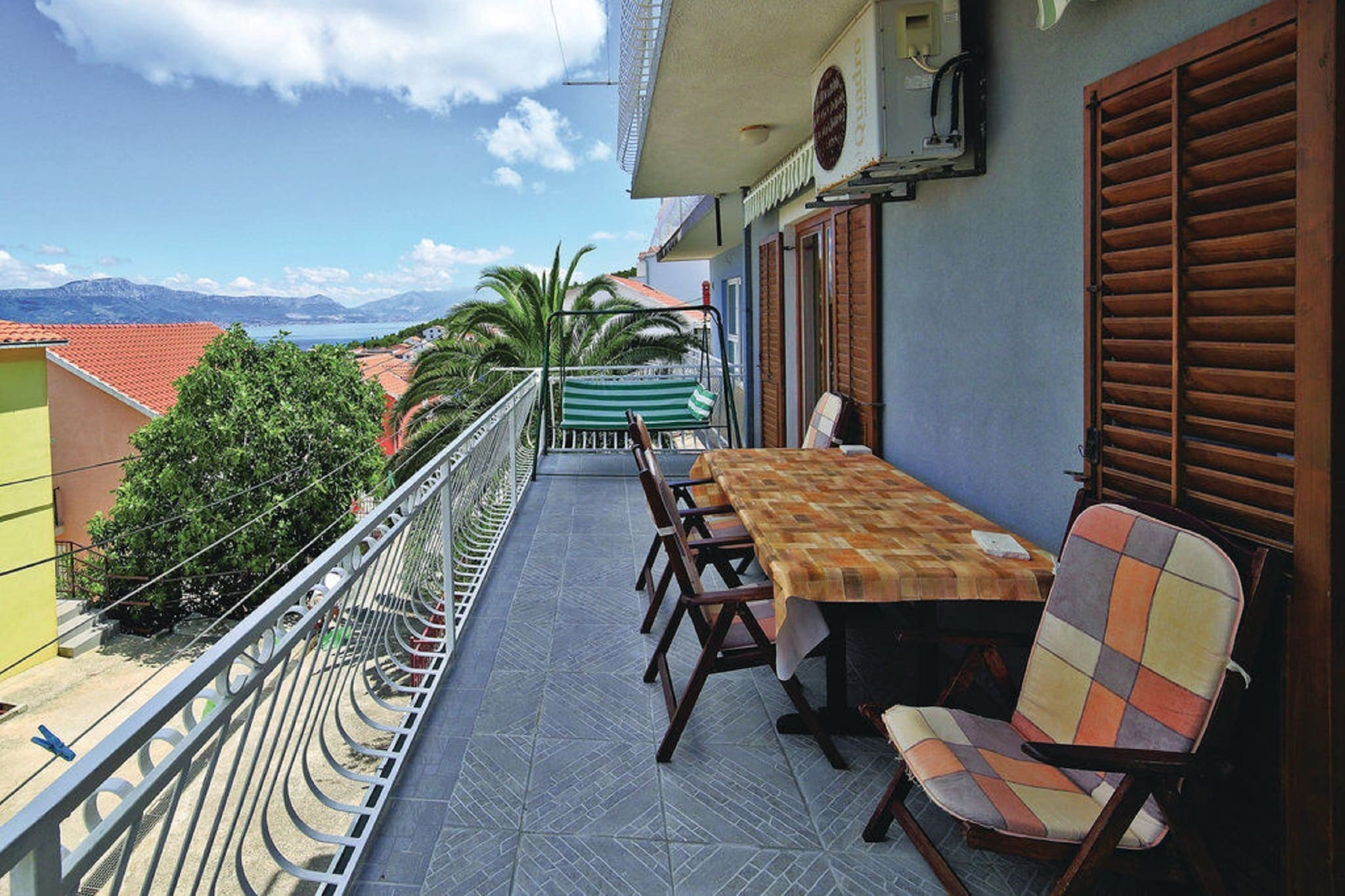Apartments Halilović - Two Bedroom Apartment 2-Terrace balcony