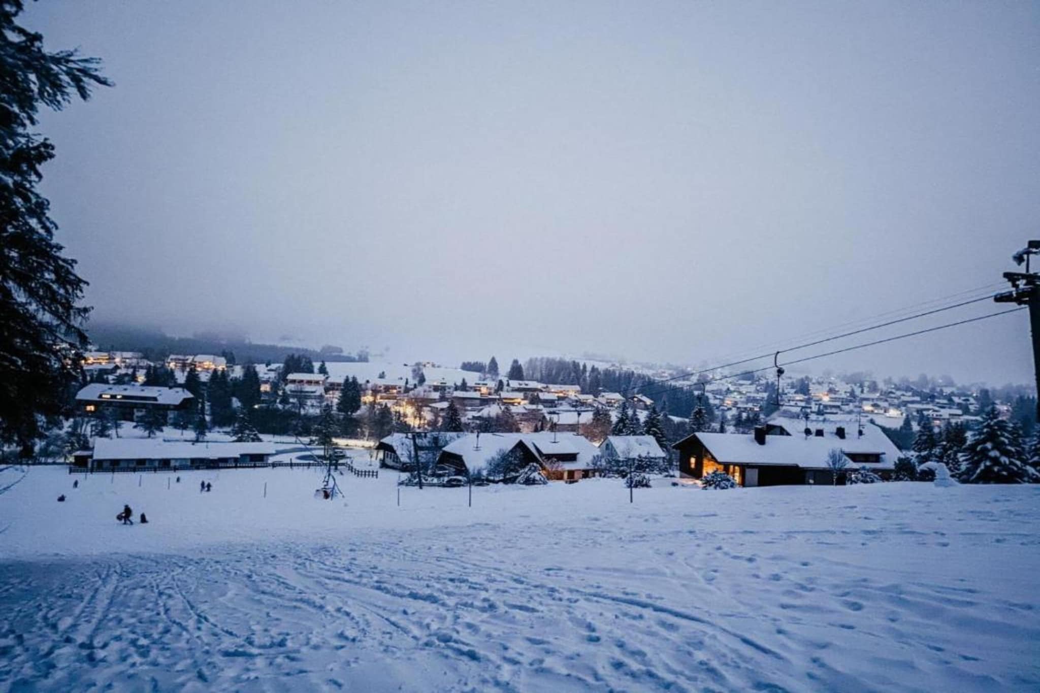 Bernau-Gebied winter 20km