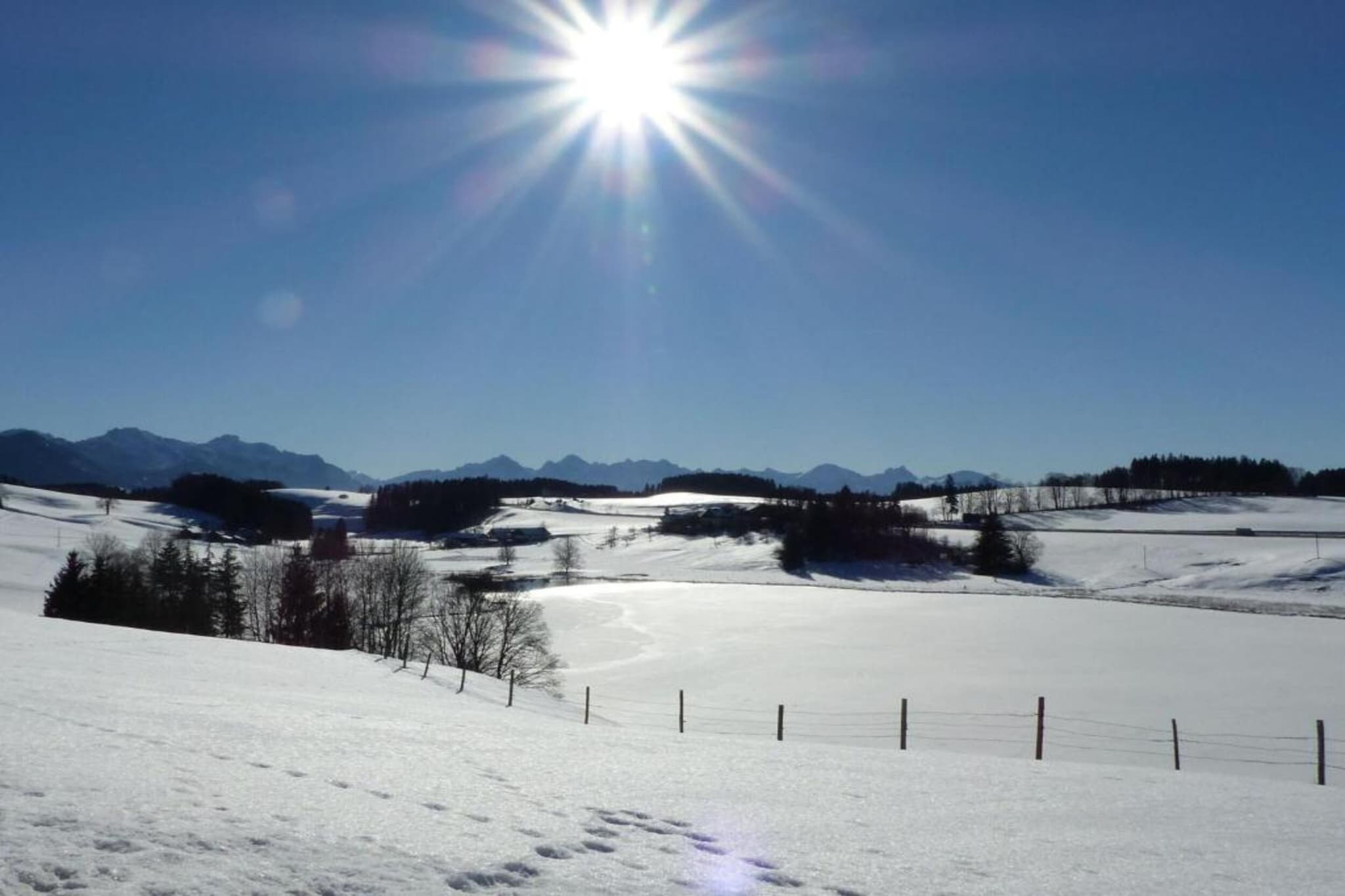 Steingaden-Gebied winter 20km