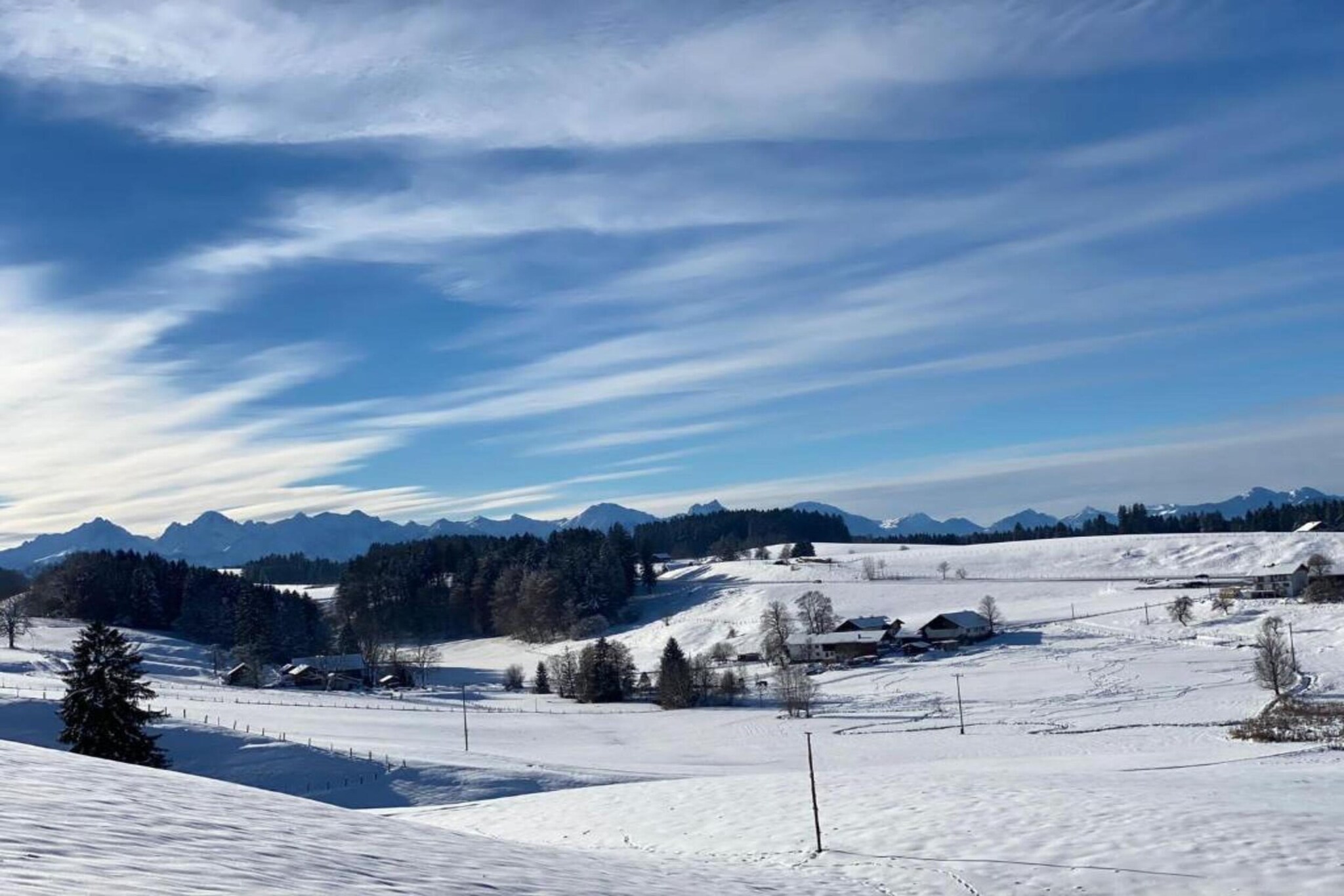 Steingaden-Gebied winter 20km