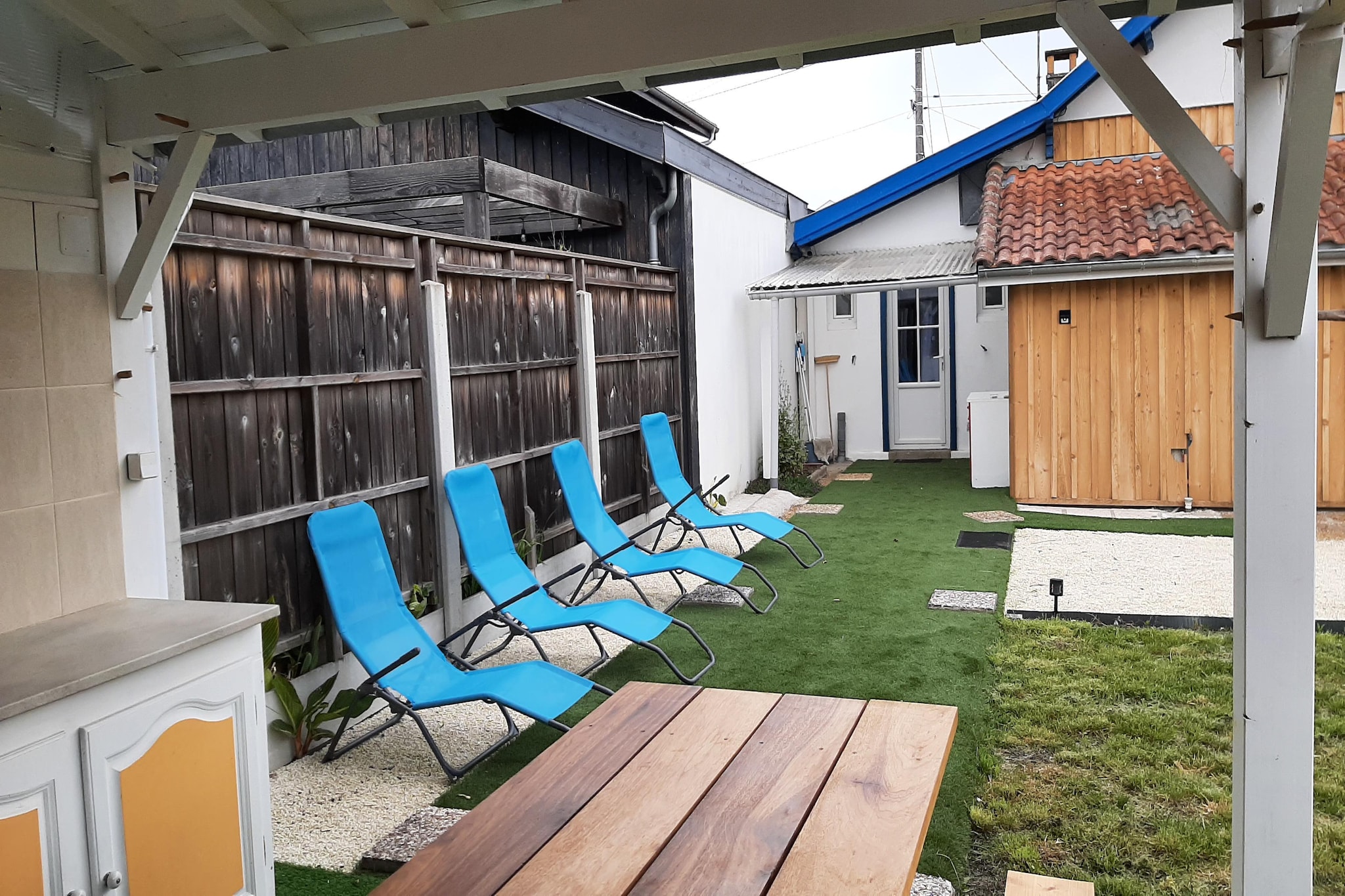 Vakantiehuis in Arcachon met tuin en buitenkeuken-Tuinen zomer