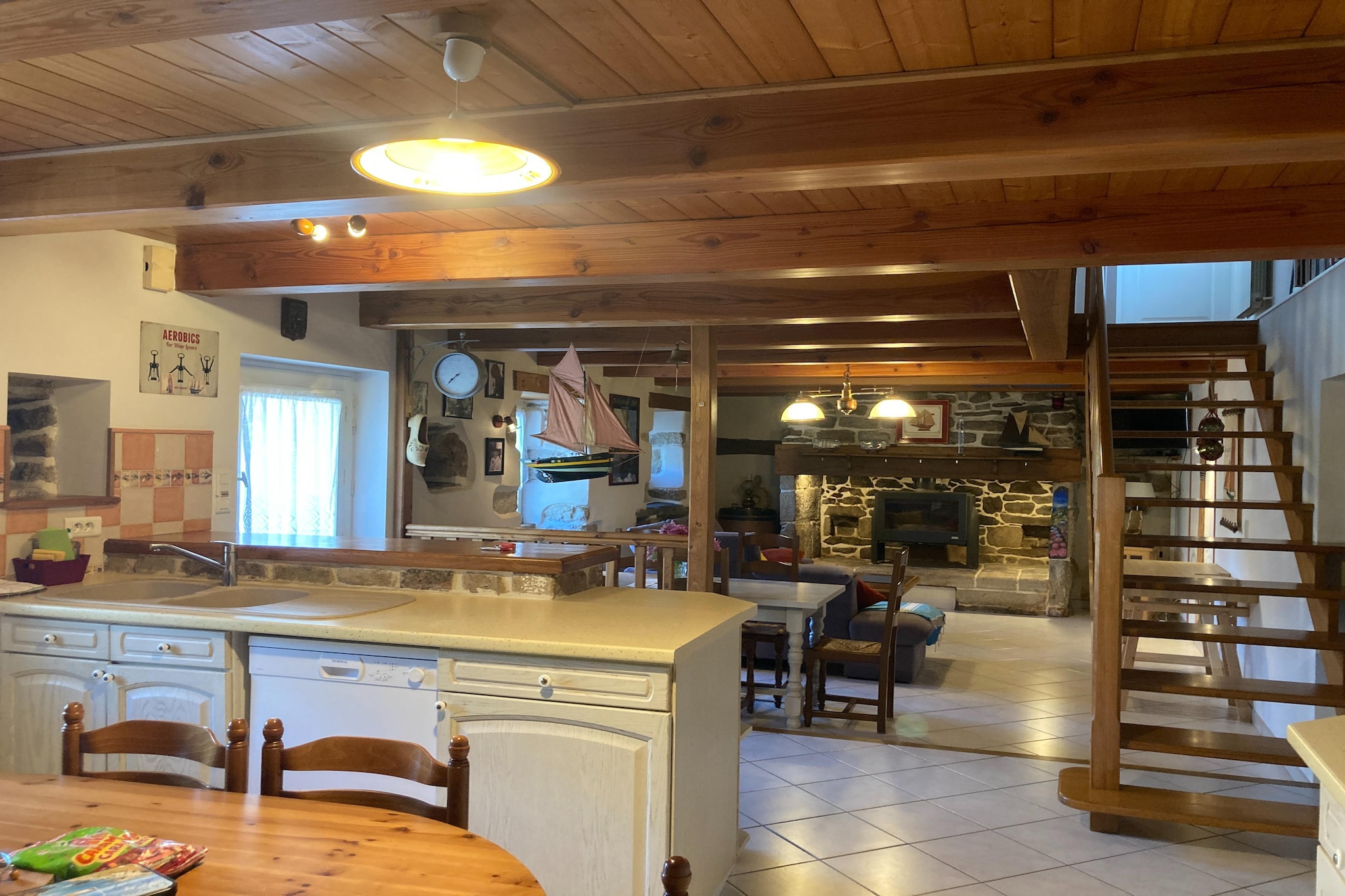 Jolie maison proche de la mer-Keuken