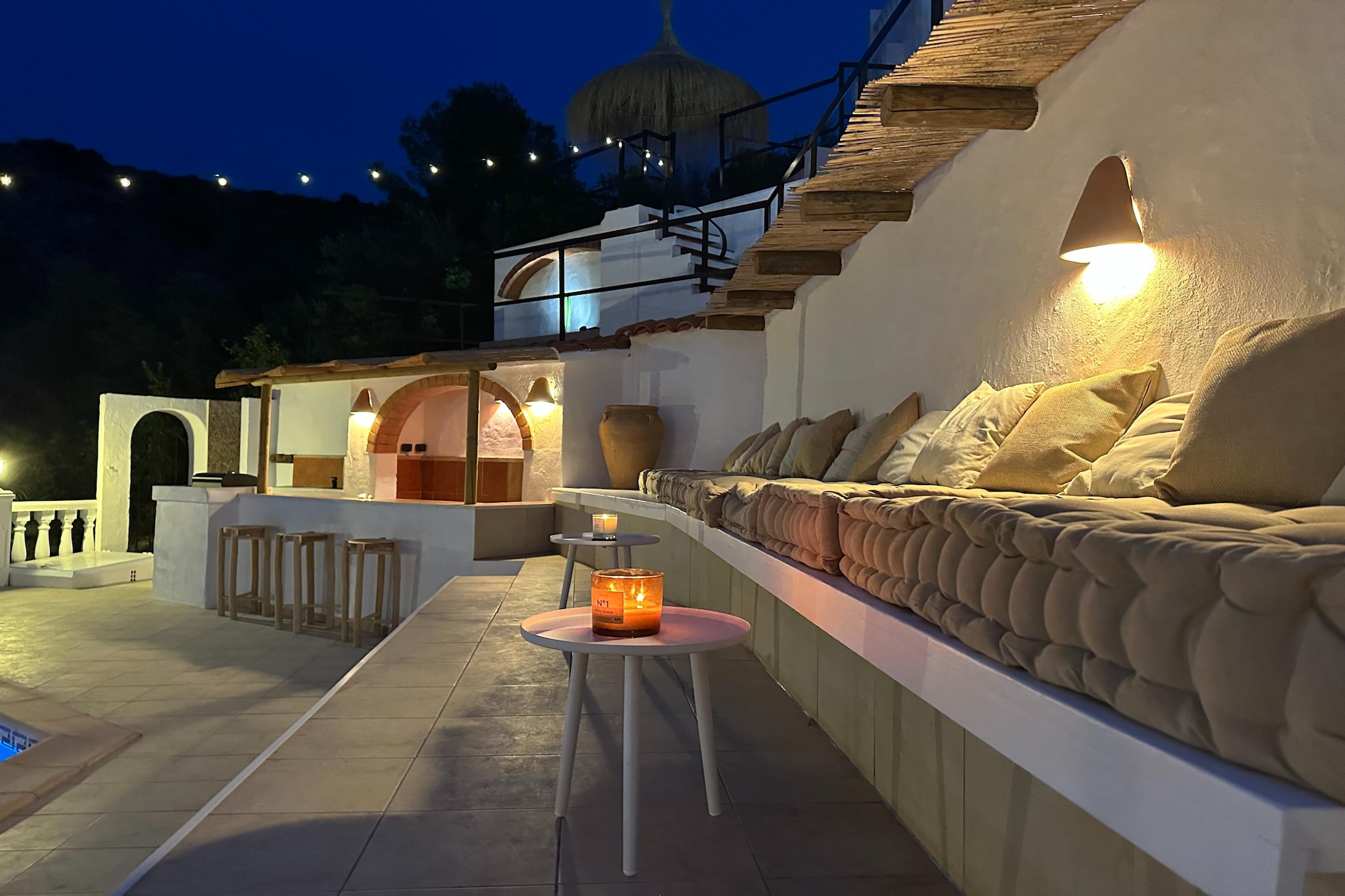 Villa Vista in Alicantie-Tuinen zomer