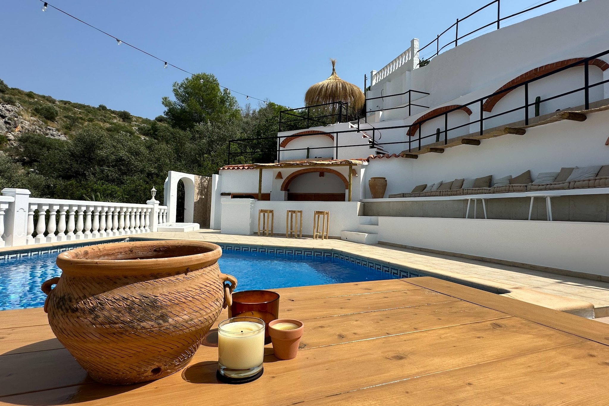 Villa Vista in Alicantie-Tuinen zomer