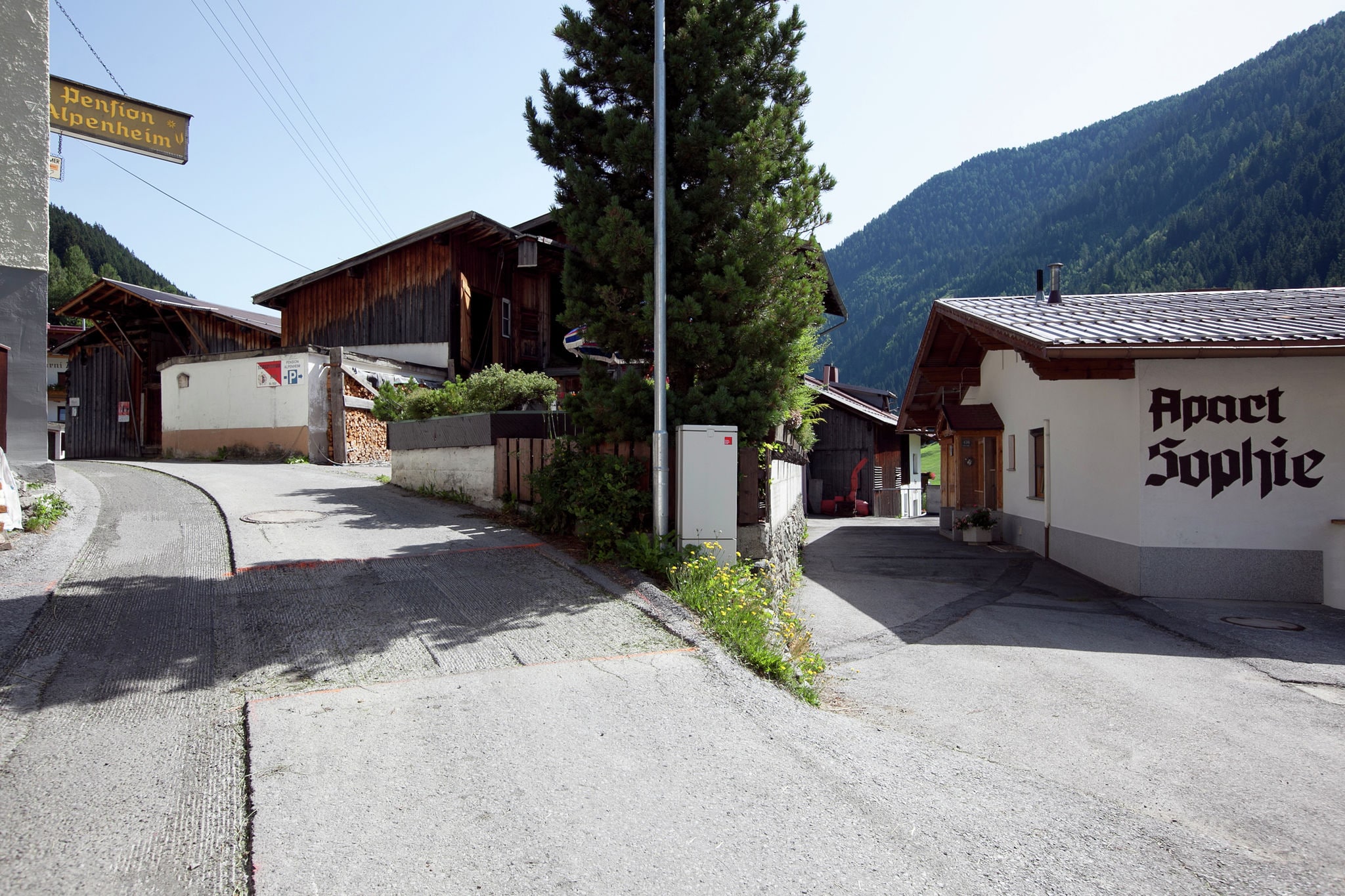 Geräumige Wohnung in Kappl, Tirol, mit Bergblick