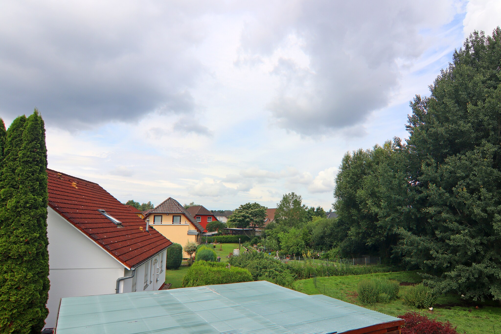Ferienwohnung Kranichring-Uitzicht zomer