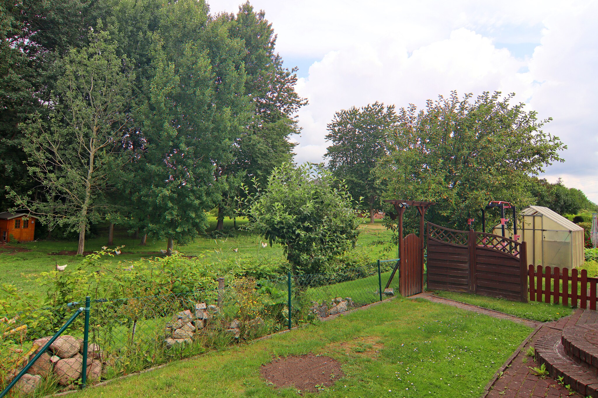 Ferienwohnung Kranichring-Buitenkant zomer