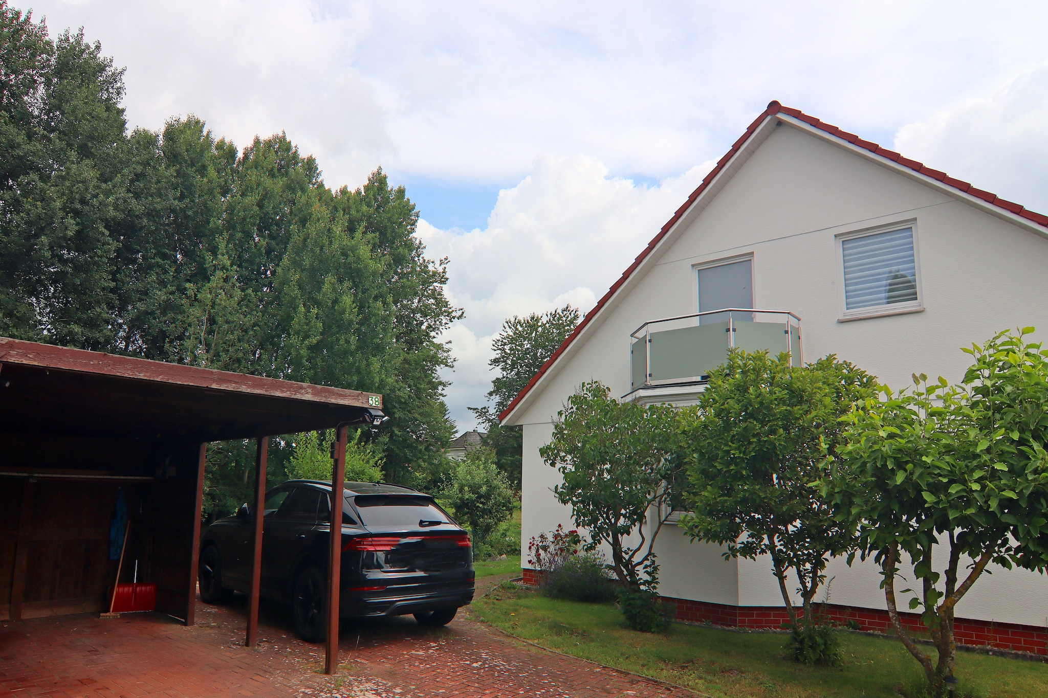 Ferienwohnung Kranichring-Buitenkant zomer