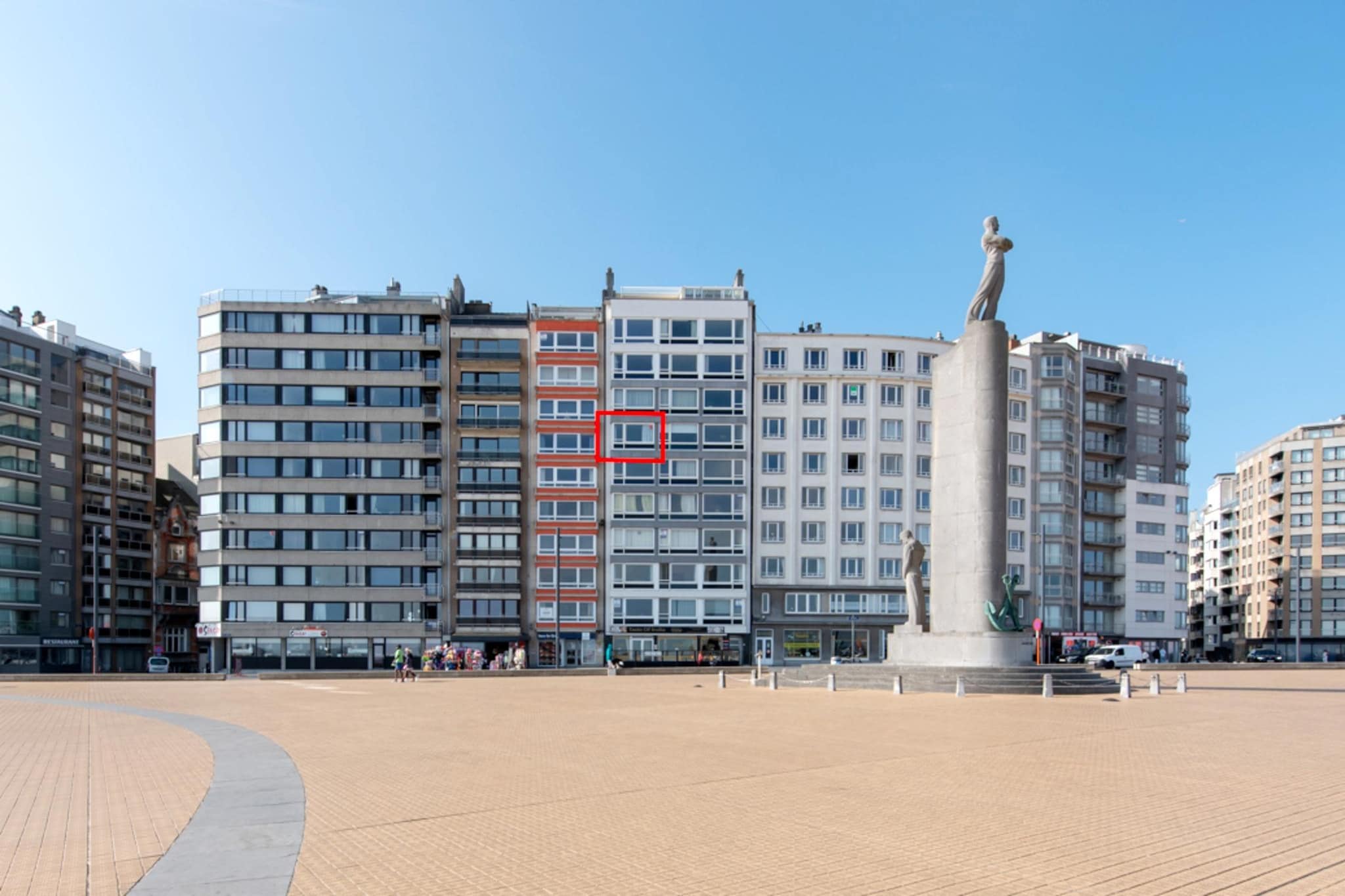 Apartment met zeezicht in Oostende