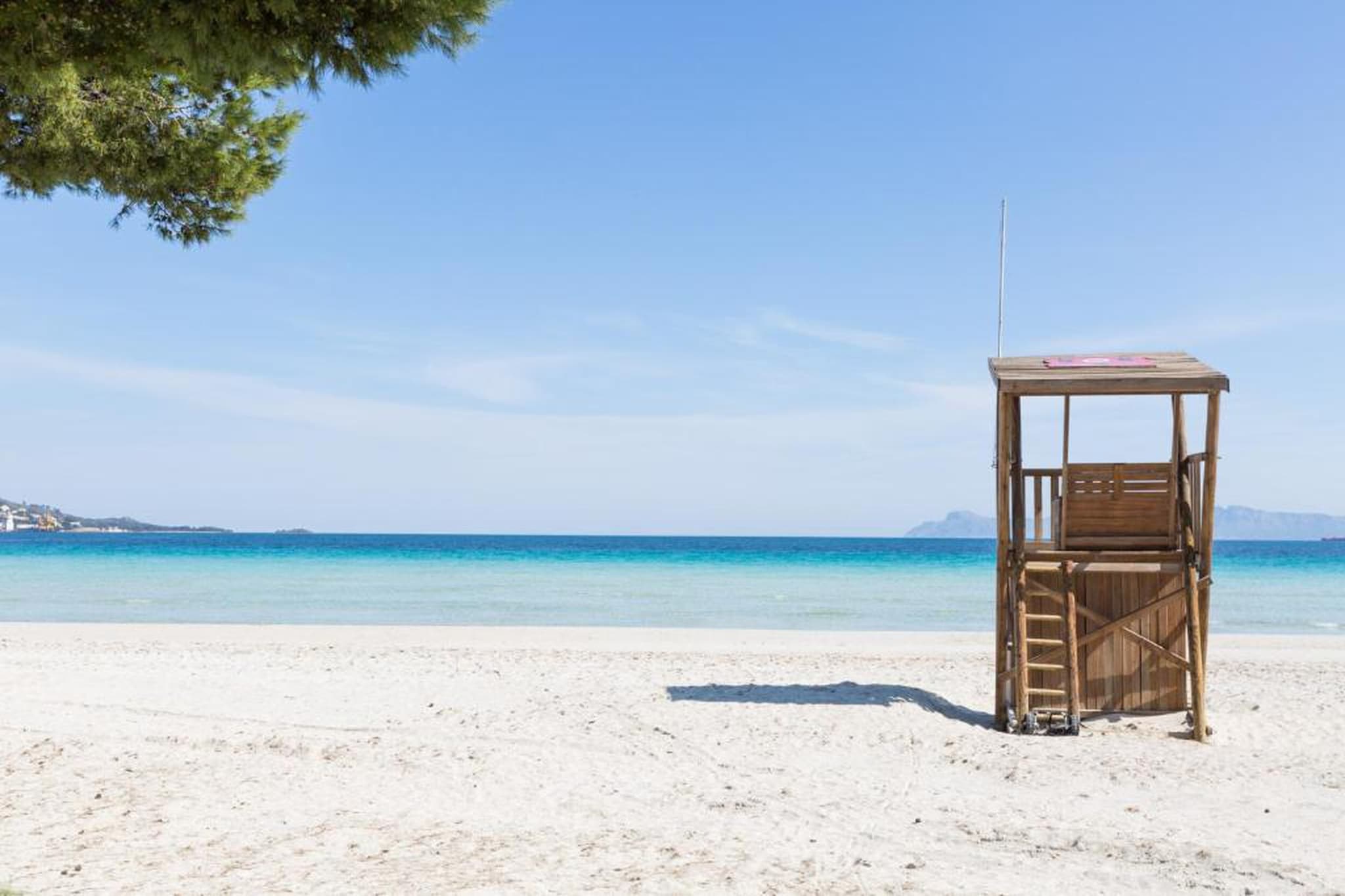 Blue Palm Beach-Gebiete Sommer 20 km