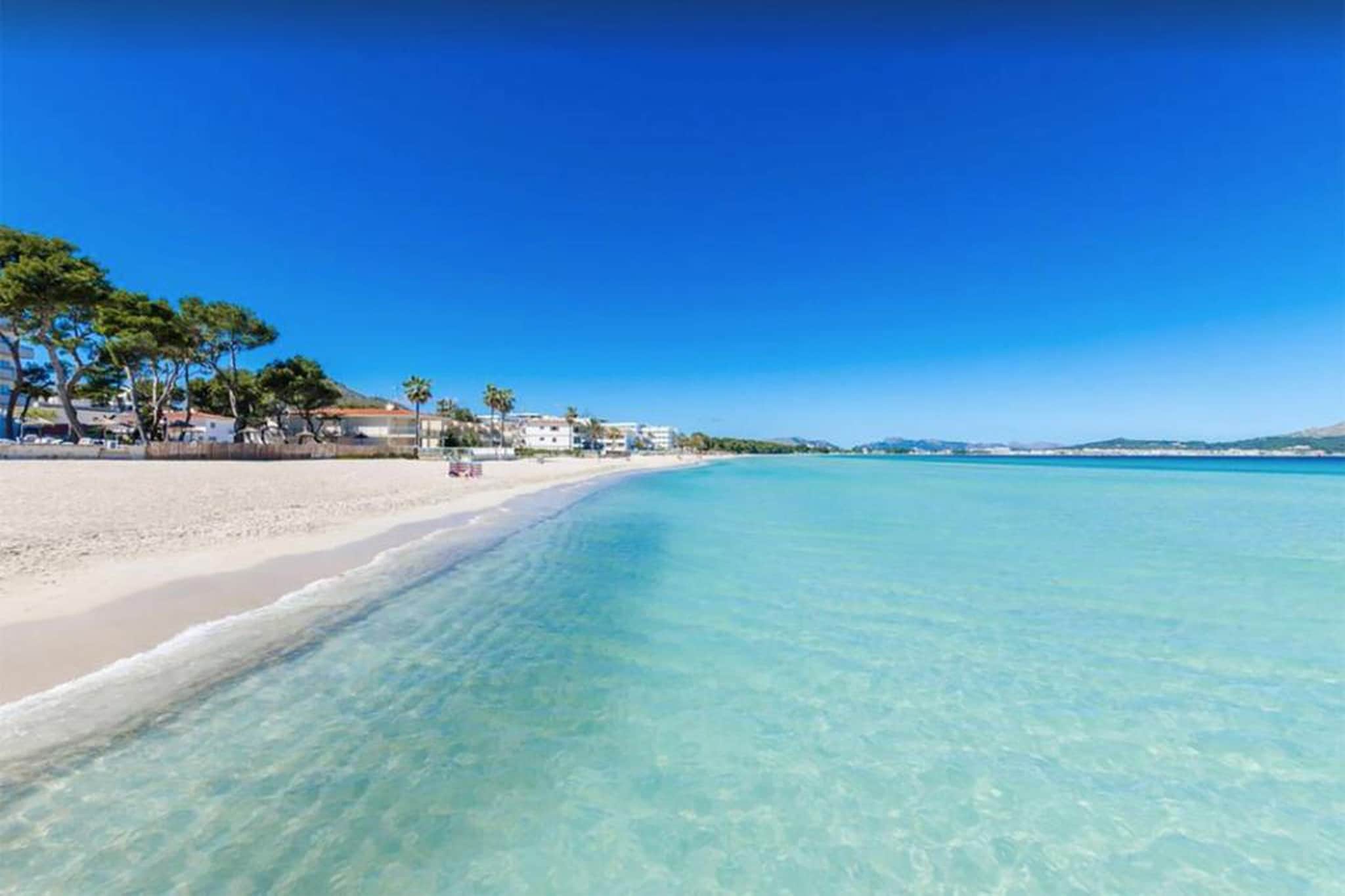 Blue Palm Beach-Gebiete Sommer 20 km