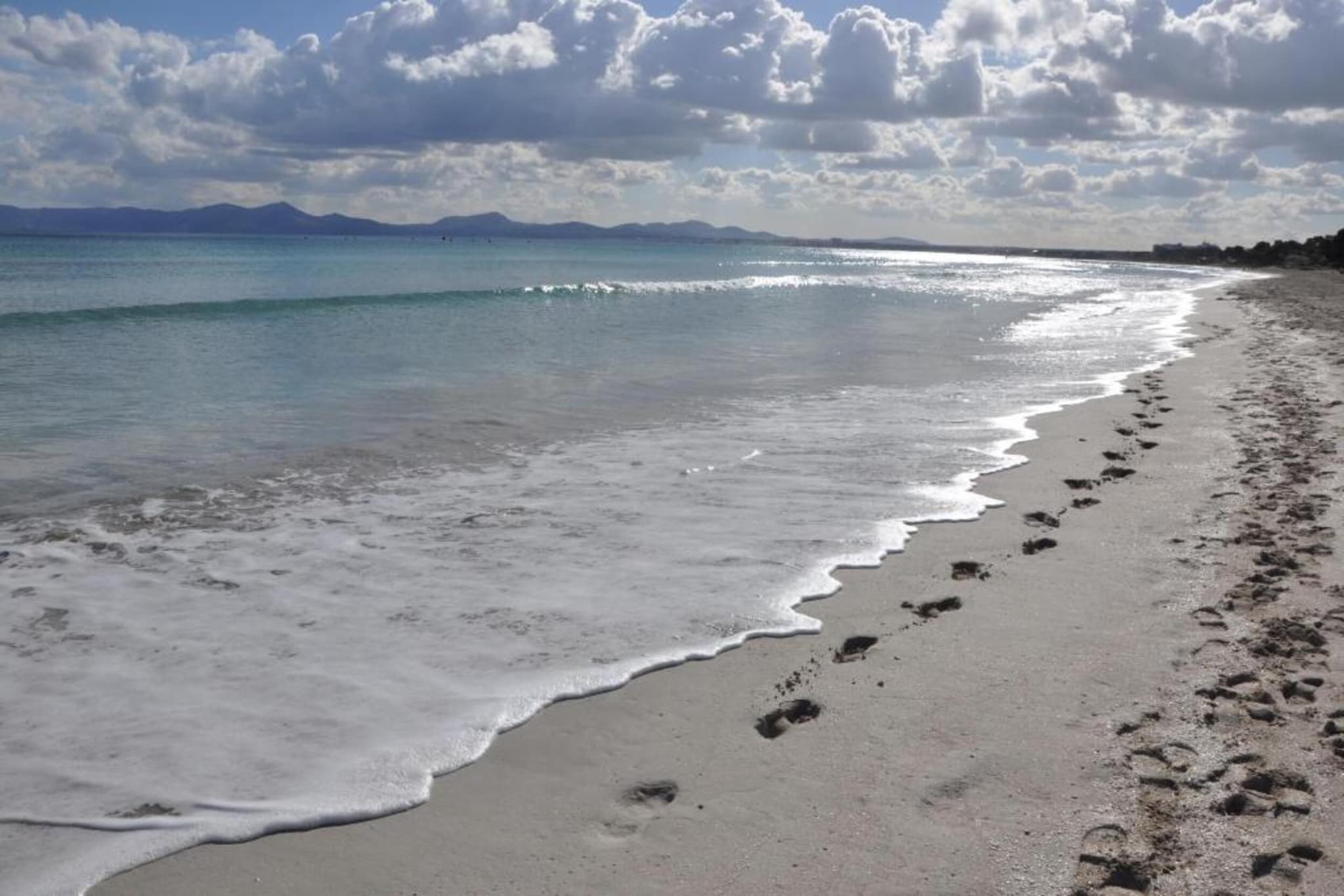 Canet Beach-Gebieden zomer 1km