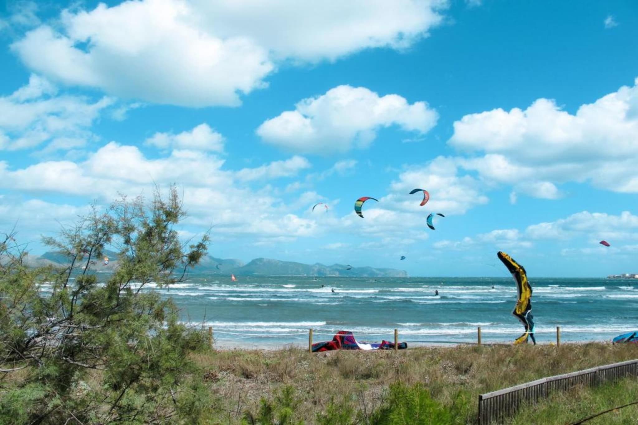 Canet Beach-Gebieden zomer 1km