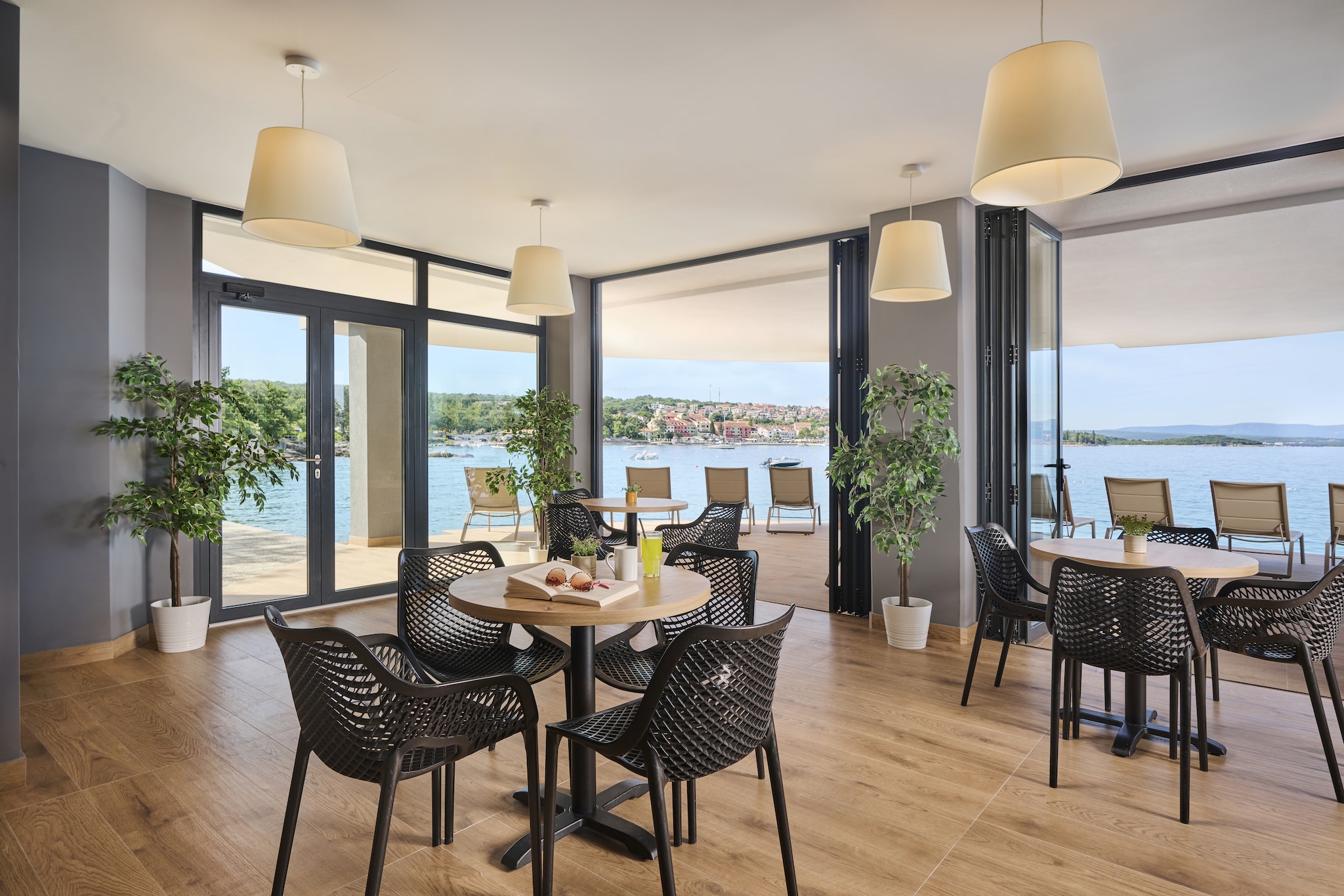 Aminess ATEA Camping Resort - Njivice - AMBER LUXURY Holiday home 5 Pers 40m2-Esszimmer