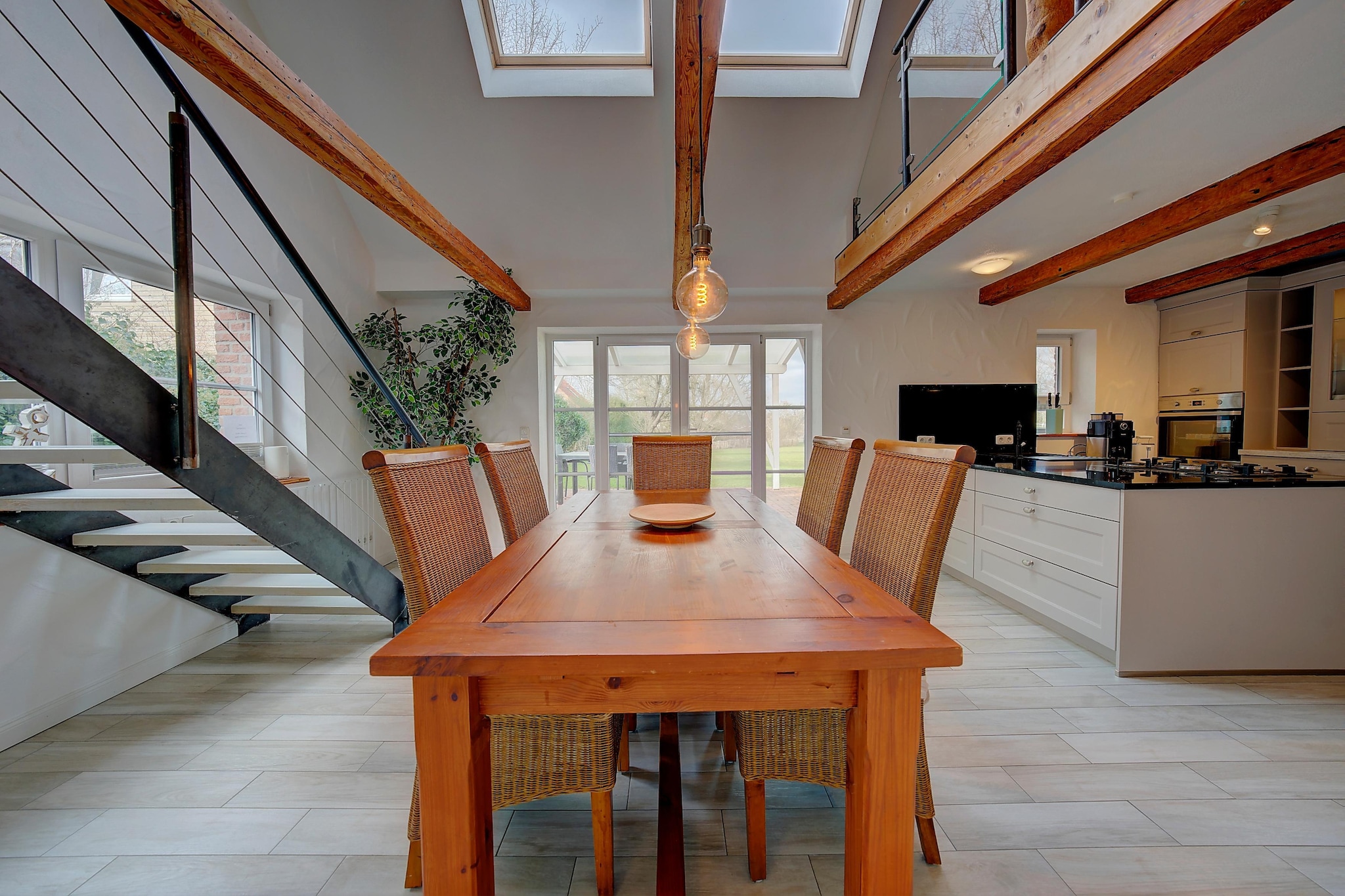 Elegantes Ferienhaus mit Garten auf Fehmarn