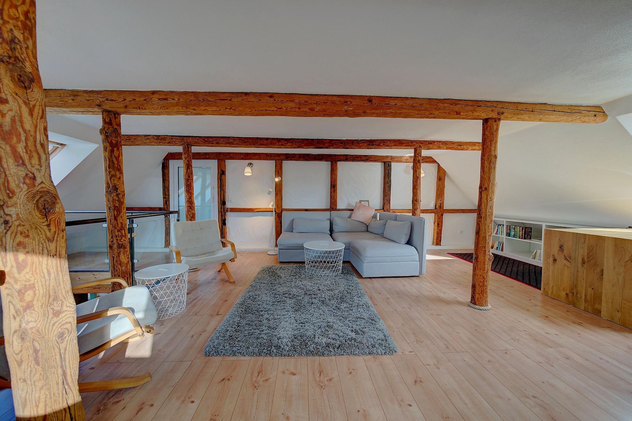 Experience the unique view and the cozy ambience of this beautiful house. The apartment in the dreamlike country house not only impresses with its unique character, but also offers a spacious terrace, which adjoins the 1,500 mÂ² garden. In the garden there is a gas grill for you to use to prepare delicious meals. The living area is covered with laminate, while the bedroom is tiled. This fact also makes the house interesting for allergy sufferers. Both bedrooms each have a double bed. A pull-out guest bed with full-size mattresses offers 2 additional sleeping options. With the Sonos speakers you can enjoy your favorite soundtrack. In the open-plan kitchen you will find everything you need to prepare your favorite dish - from a gas stove, microwave to a coffee machine, everything is available. The pleasantly furnished gallery on the 1st floor invites you to spend cozy hours reading. A garden shed is available for bicycles and water equipment. Your holiday home offers the luxury of 3 bathrooms - ideal for families or small groups of friends. This spacious property with the character of a country house is a powerhouse full of possibilities for every taste and occasion. There is a lot of infrastructure in Petersdorf, for example there is Aldi, Edeka and a bakery not far from the apartment, and towards the town center there are various restaurants, a cafÃ©, small boutiques, a doctor, physiotherapy and hairdressing salons. Concerts and other events organized by the Fehmarn Tourism Service take place all year round at the idyllic village pond.

Highlights included:
All consumption-dependent energy costs
WiFi
2 parking spaces

The town of Petersdorf is located in the west of the beautiful island of Fehmarn. It is about 3 km to the beach in Bojendorf. The nearest larger shops are about 400 m away with various shops, supermarkets such as Edeka, Aldi and a bakery, small boutiques as well as hairdressers, a doctor and physiotherapy. Small restaurants and cafÃ©s invite you to linger. The beautiful Petersdorf church is worth a visit.