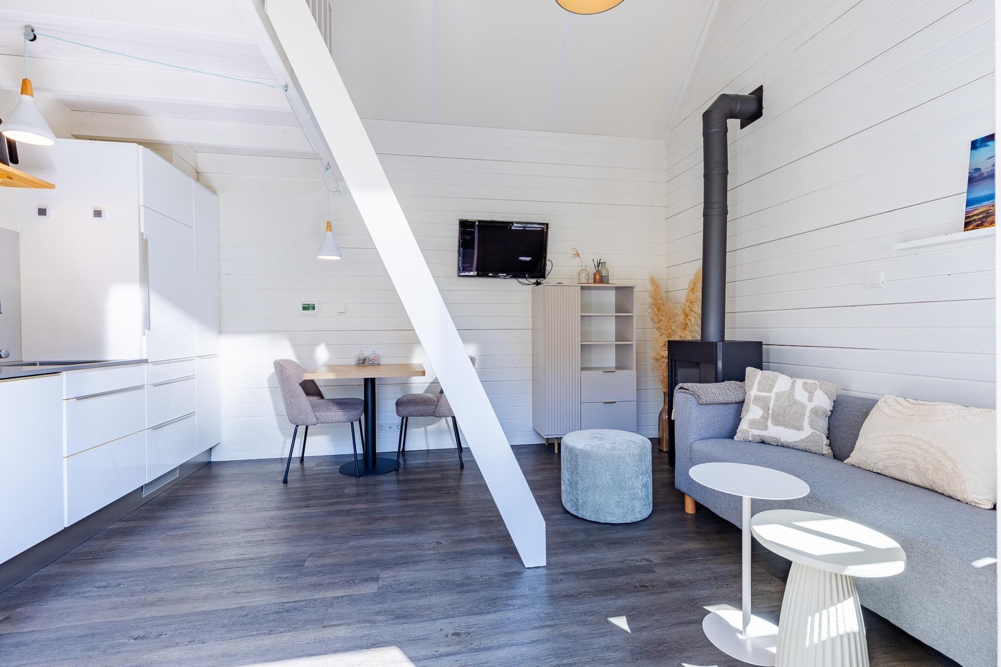 Lijsterhofstraat 13 - Knusse vakantiewoning nabij strand en centrum-Wohnzimmer